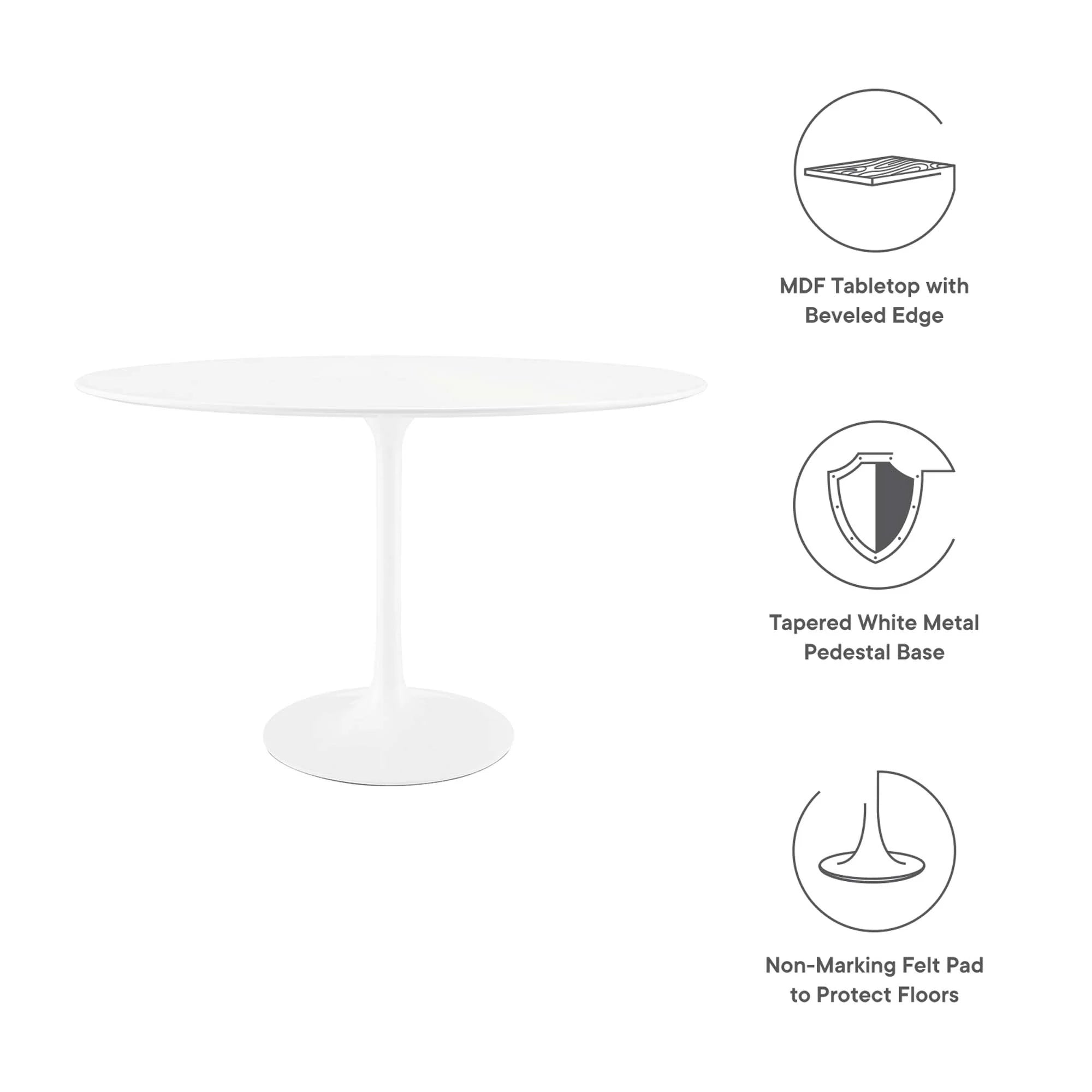 Lippa Oval Wood Dining Table
