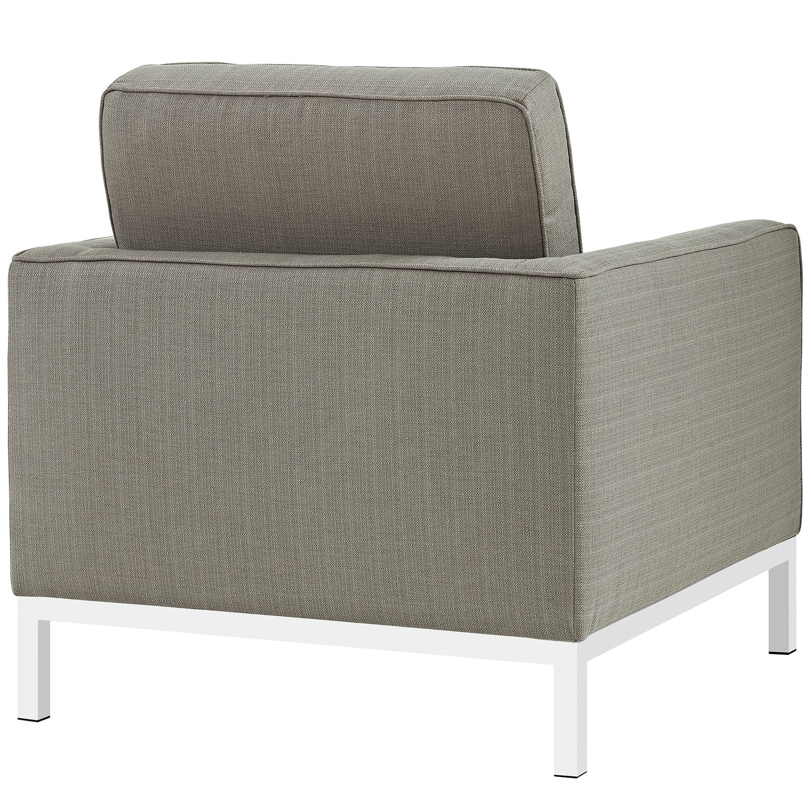 Fauteuil en tissu rembourré Loft