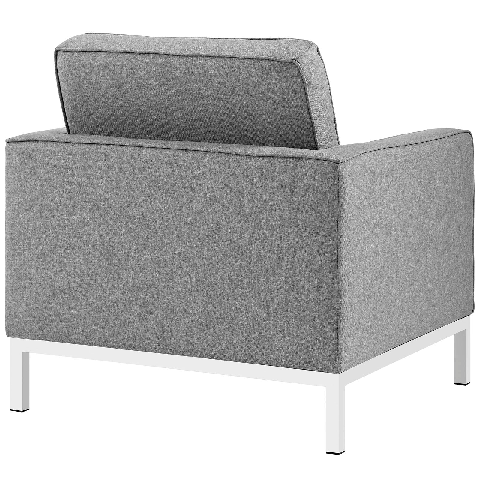 Fauteuil en tissu rembourré Loft