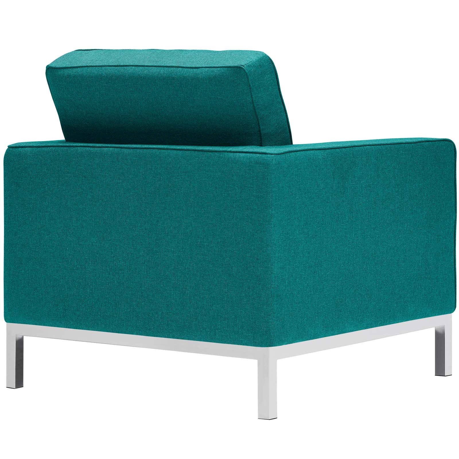 Fauteuil en tissu rembourré Loft