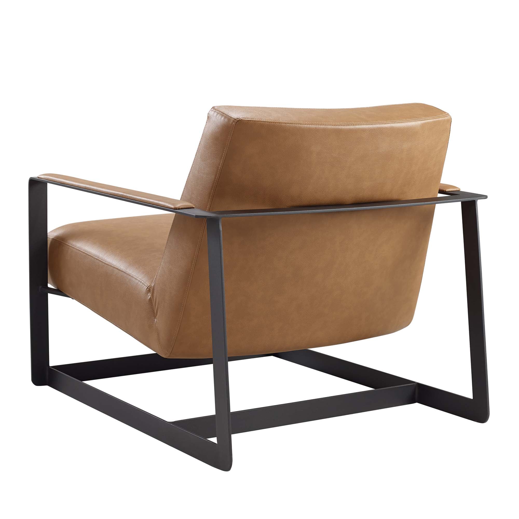 Fauteuil d'appoint en cuir végétalien Seg