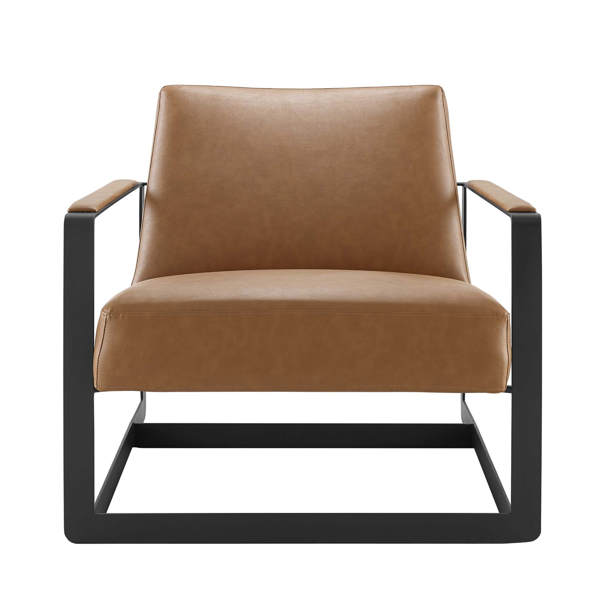 Fauteuil d'appoint en cuir végétalien Seg