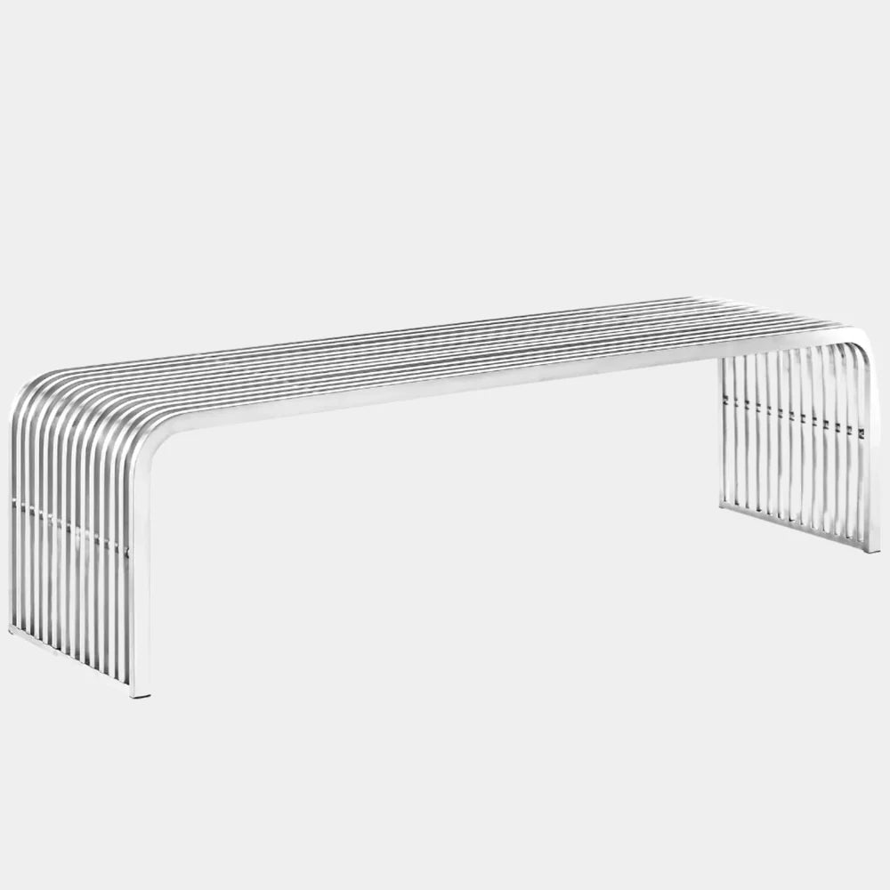 Pipe Stainless Steel Bench