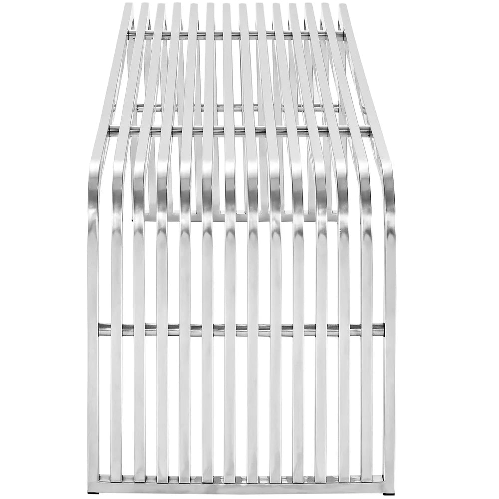 Pipe Stainless Steel Bench