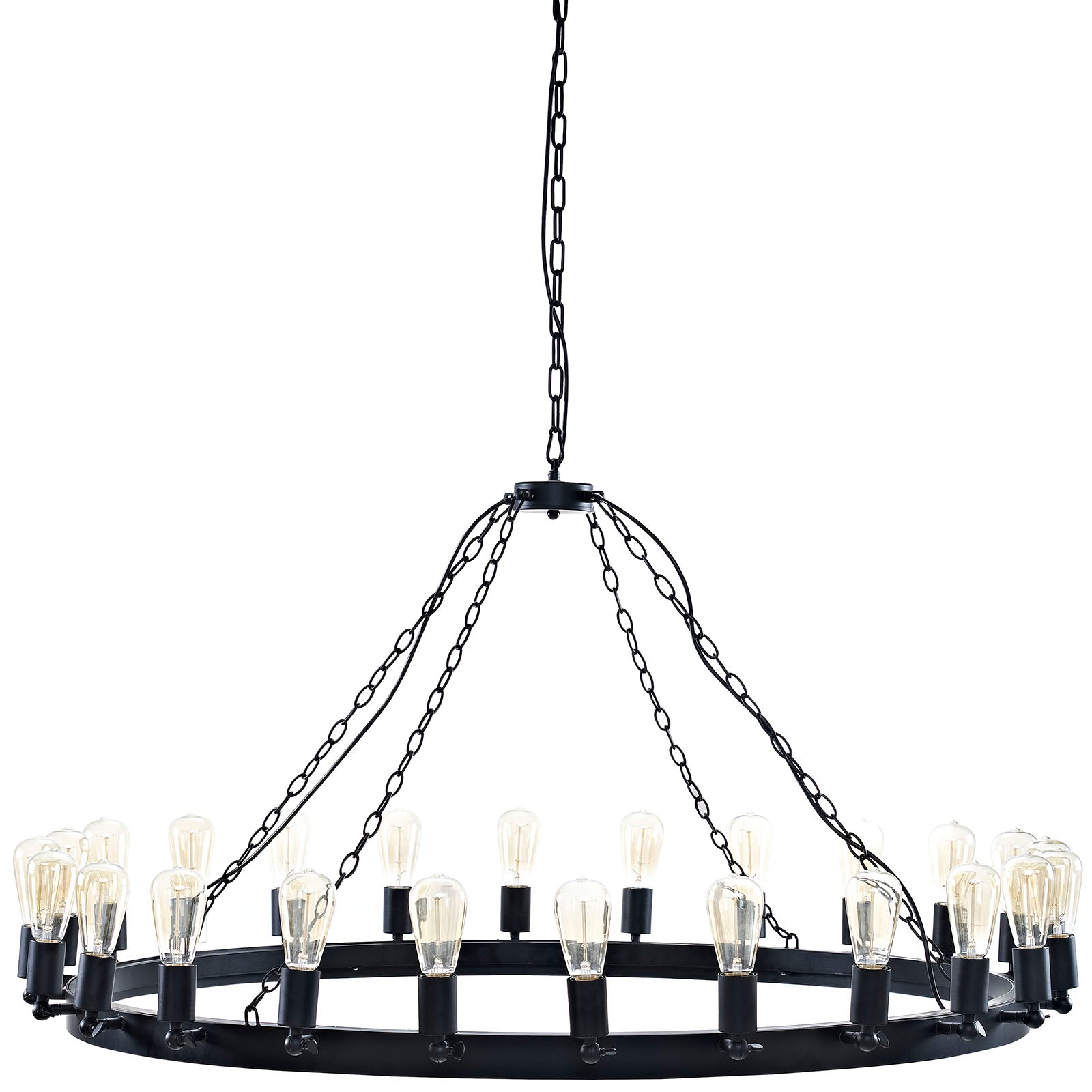 Lustre Teleport 52" en marron