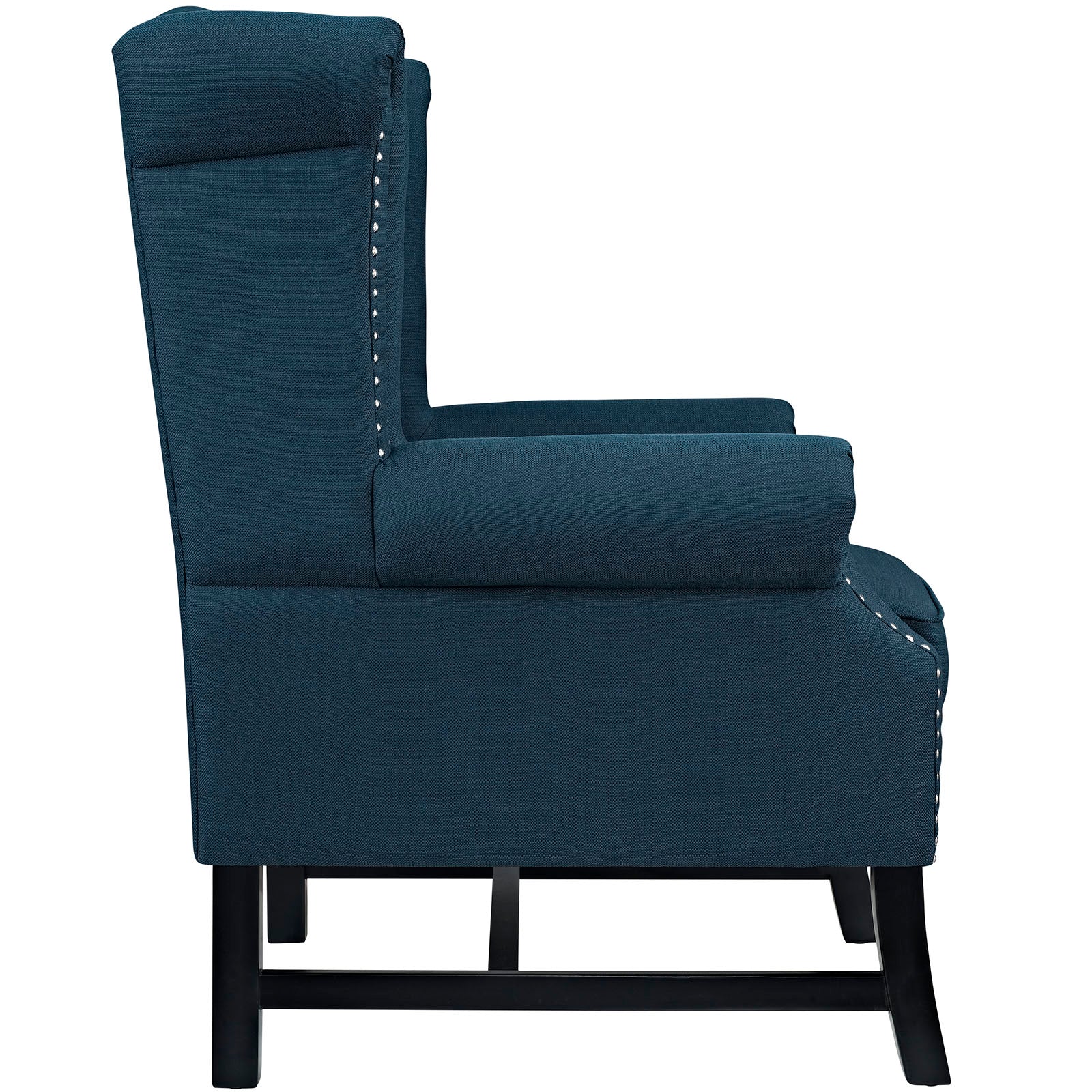 Fauteuil rembourré en tissu Steer
