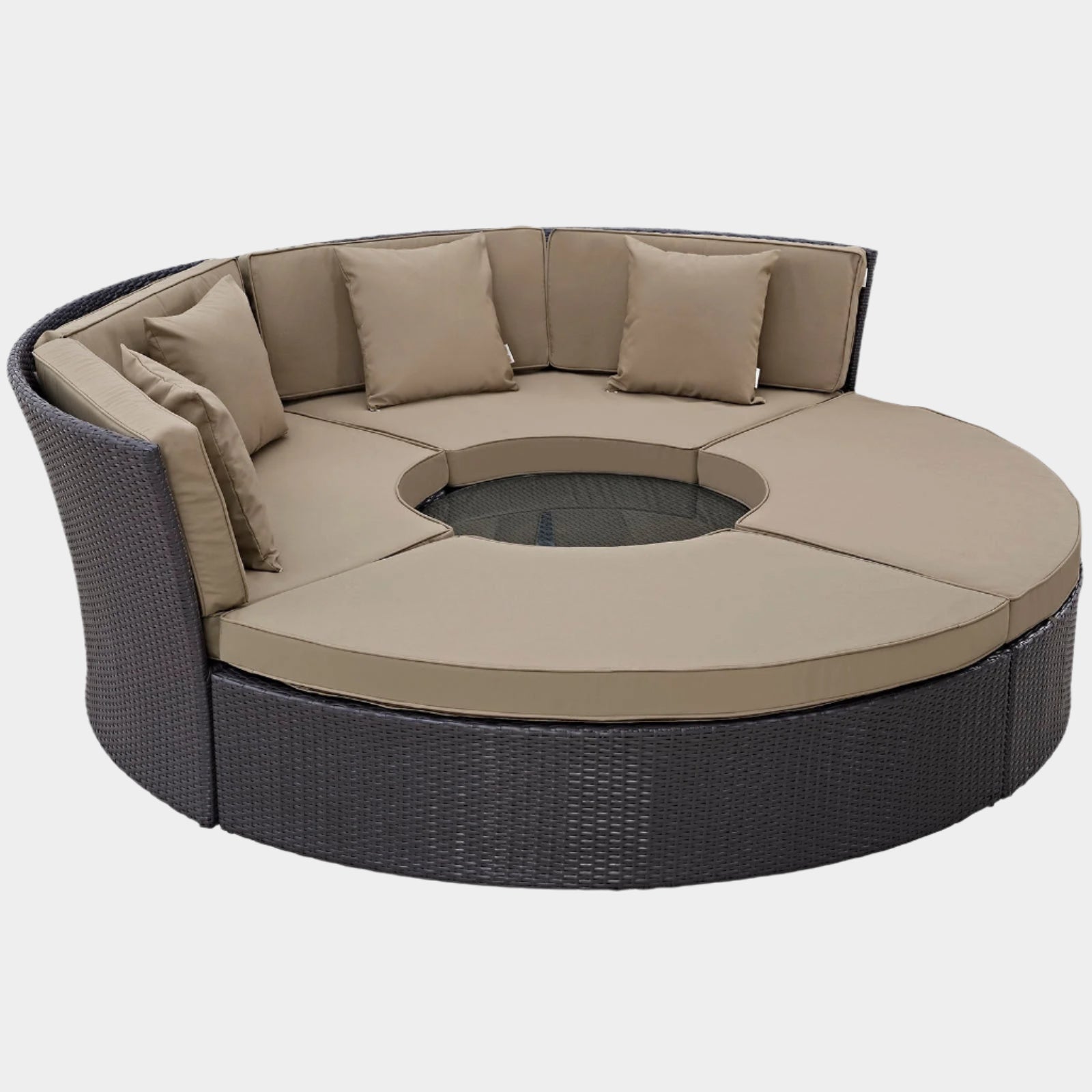 Convene Circular Outdoor Patio Daybed Set