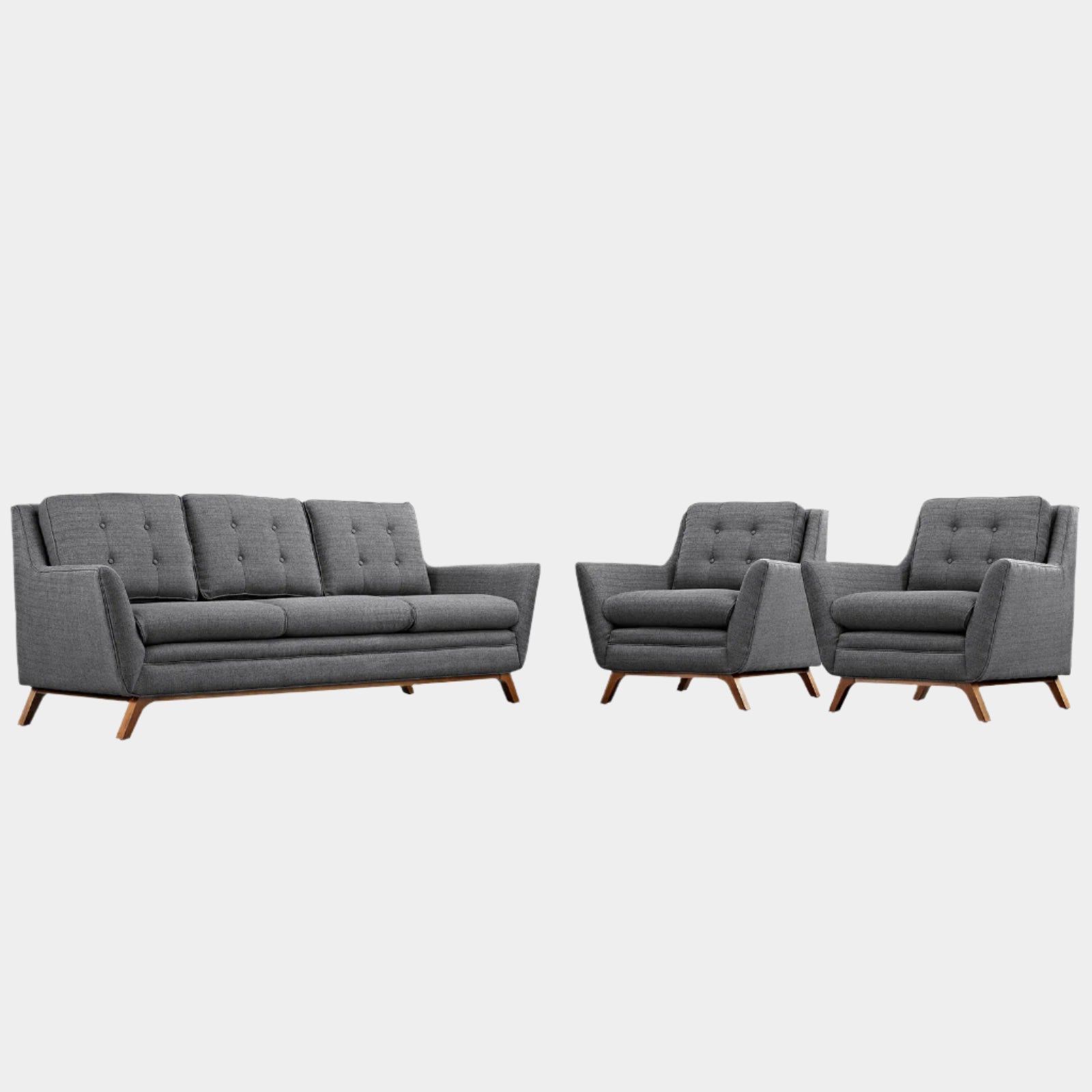 Chaise sans accoudoirs rembourrée en duvet Commix