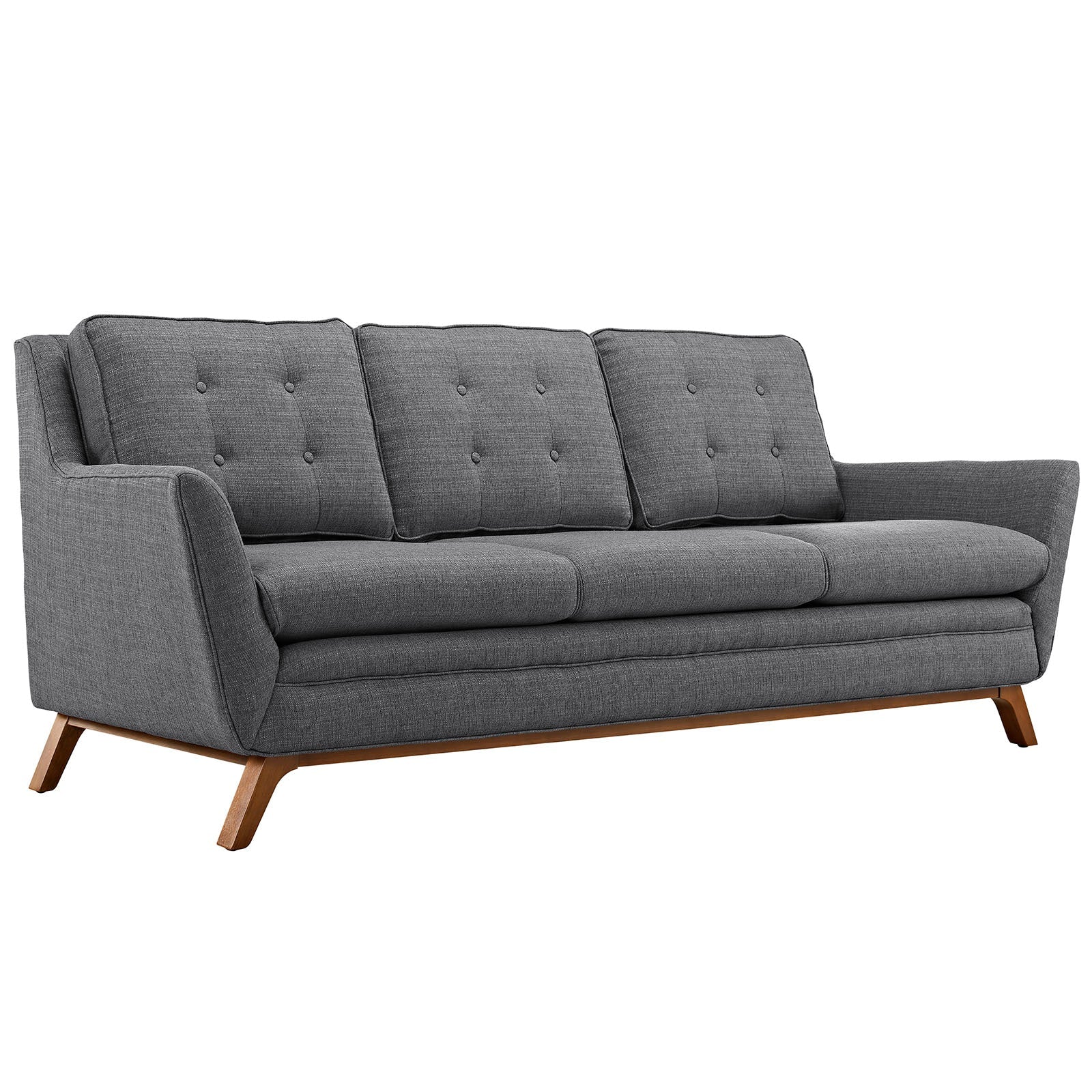 Chaise sans accoudoirs rembourrée en duvet Commix