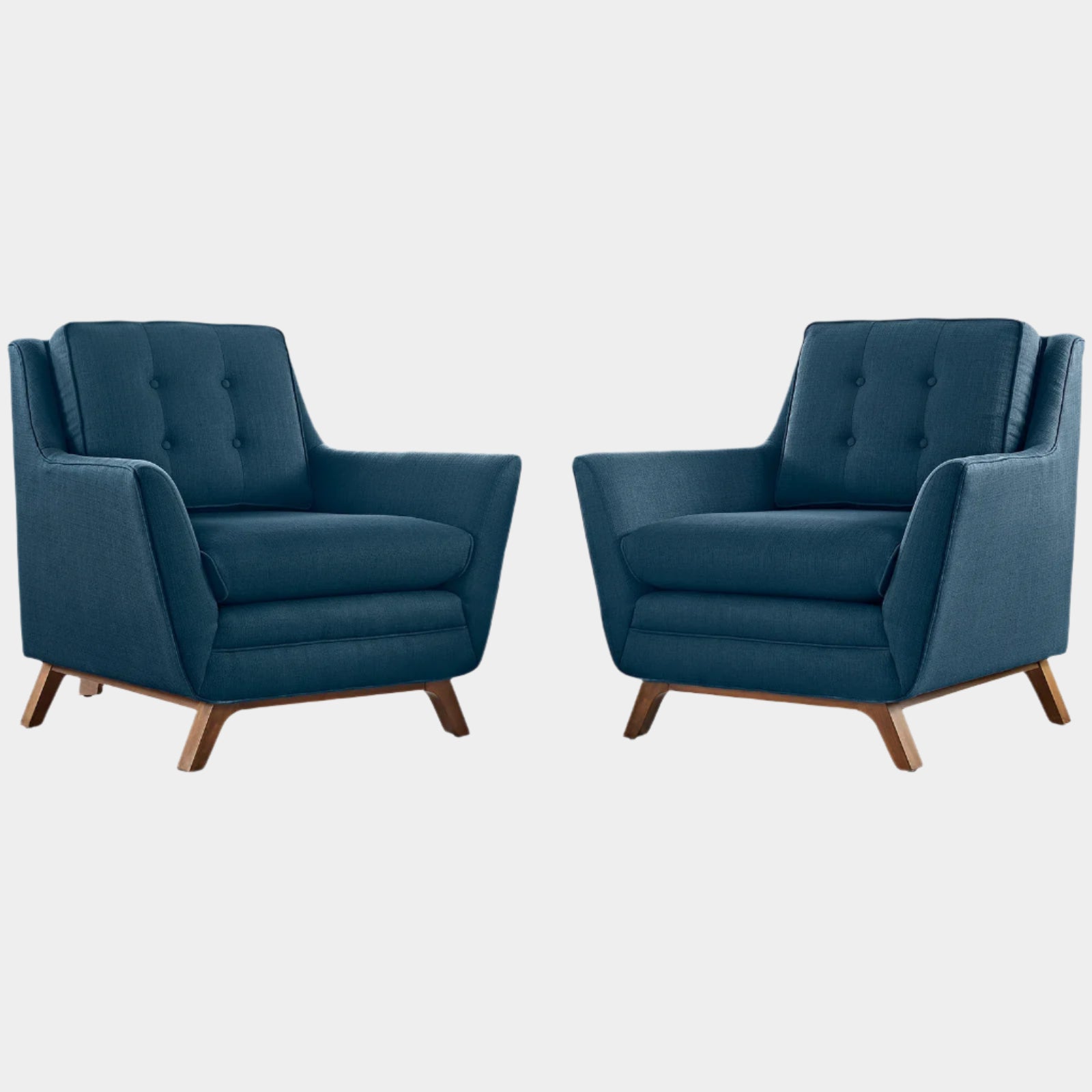 Beguile 2 Piece Upholstered Fabric Living Room Set