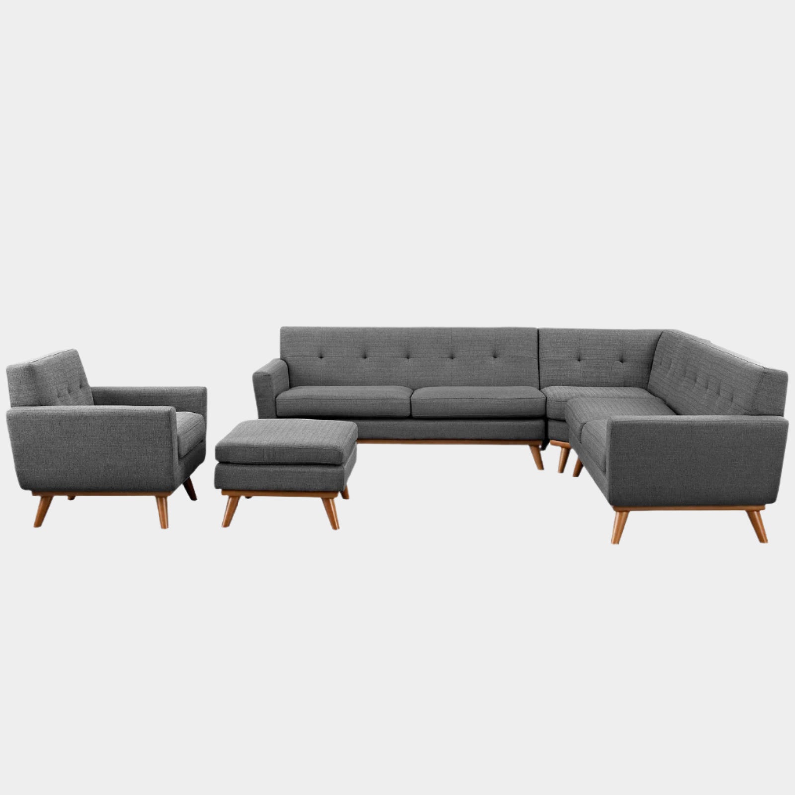 Chaise sans accoudoirs rembourrée en duvet Commix