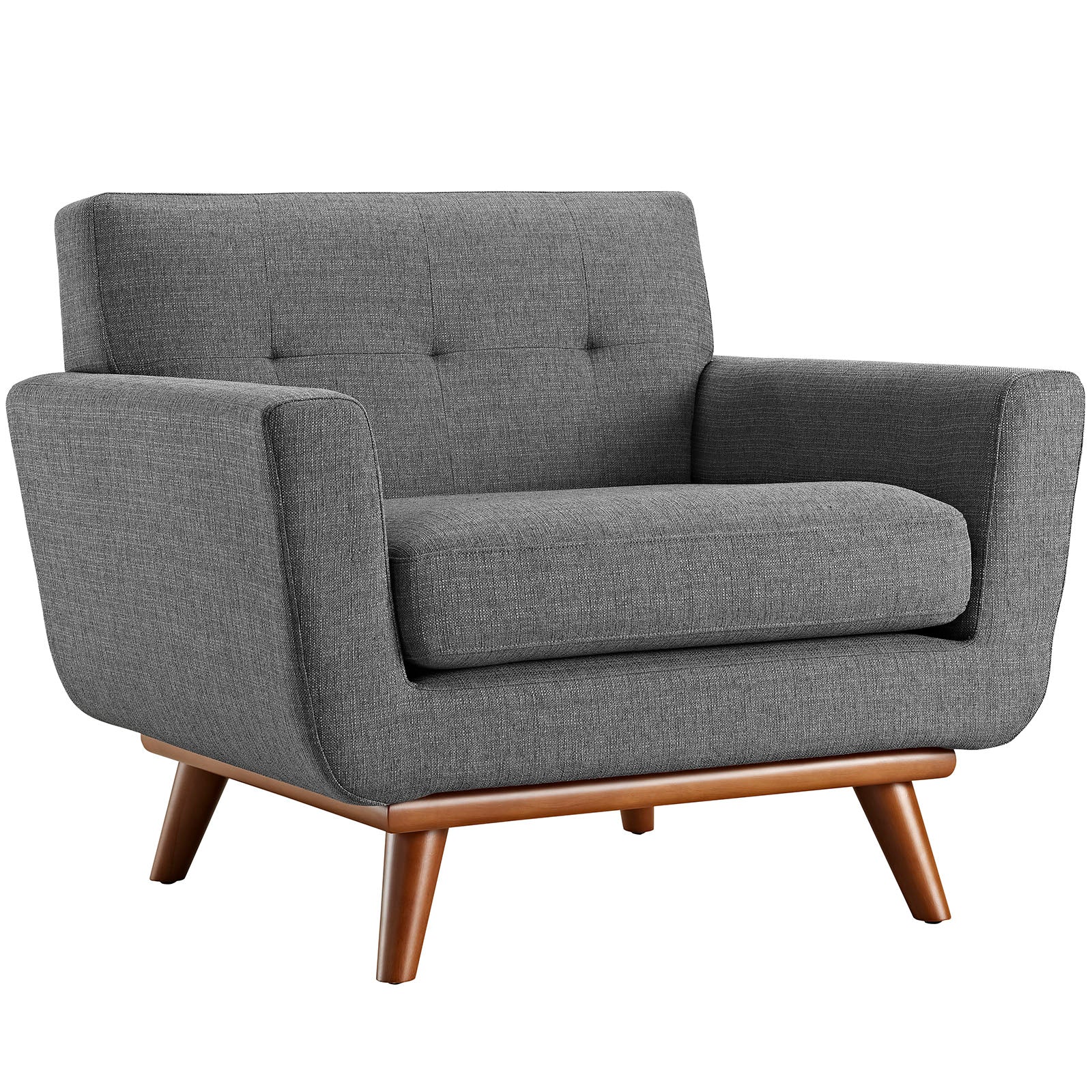 Chaise sans accoudoirs rembourrée en duvet Commix