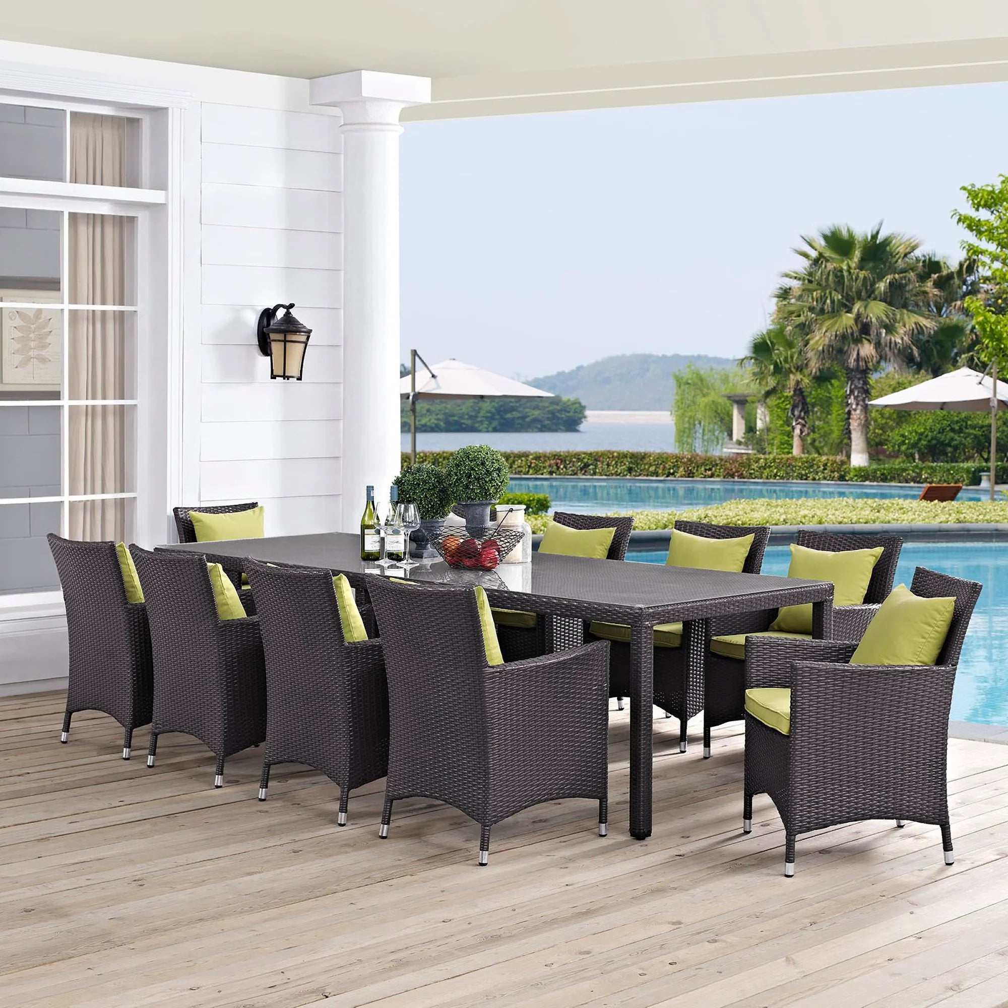 Convene 11 Piece Outdoor Dining Set