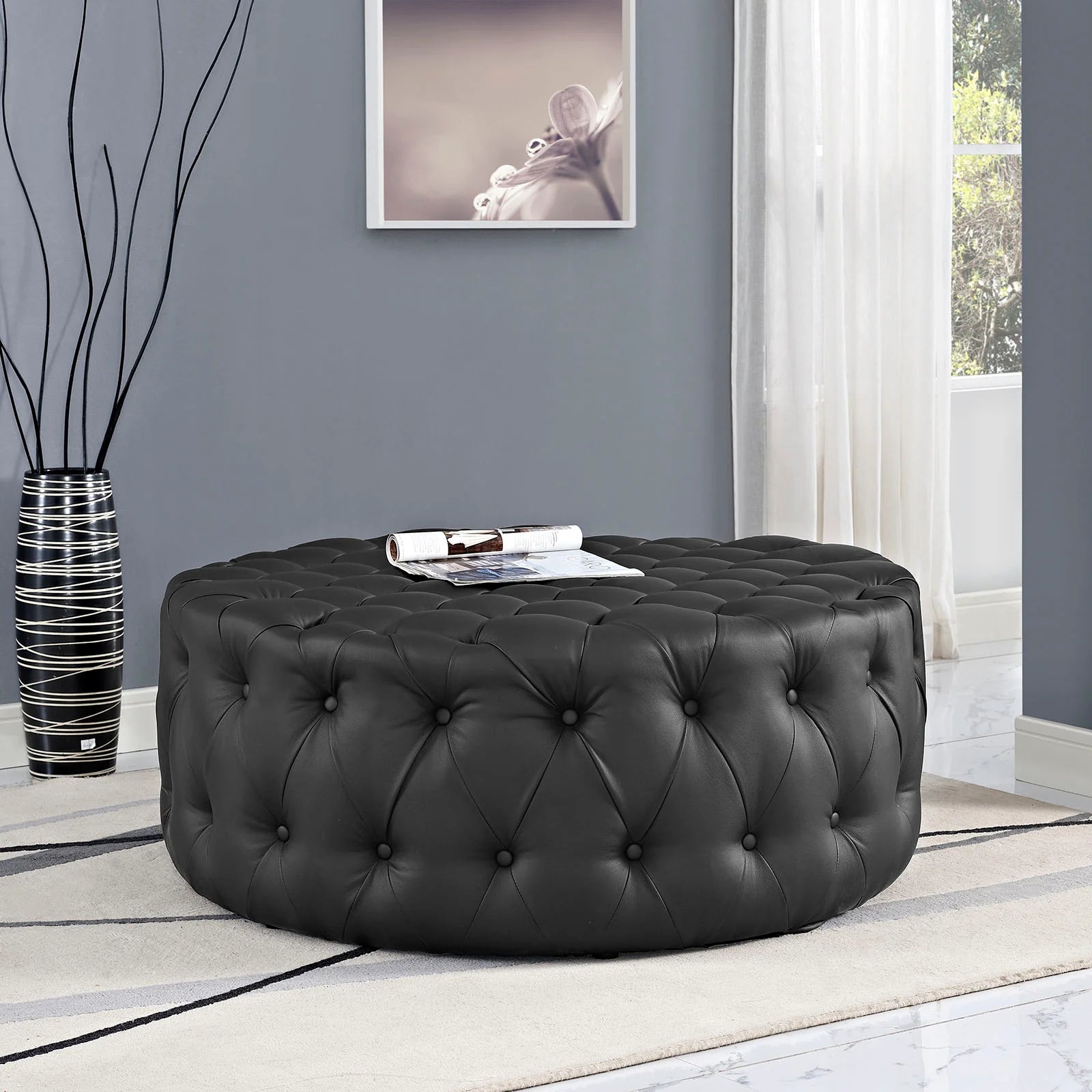 Chaise sans accoudoirs rembourrée en duvet Commix