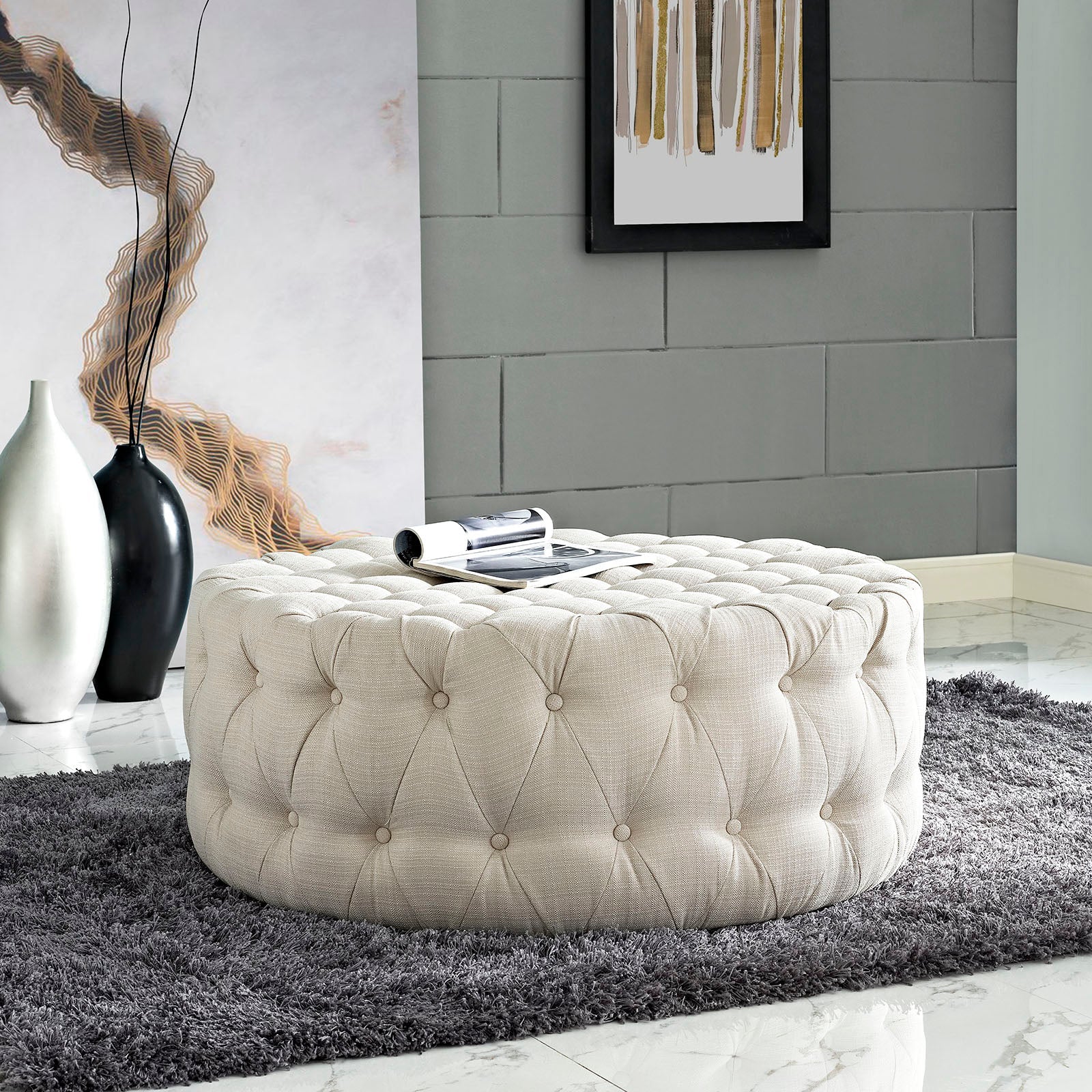 Chaise sans accoudoirs rembourrée en duvet Commix
