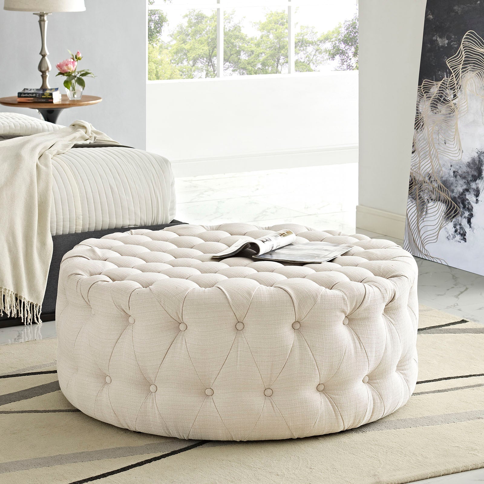 Chaise sans accoudoirs rembourrée en duvet Commix
