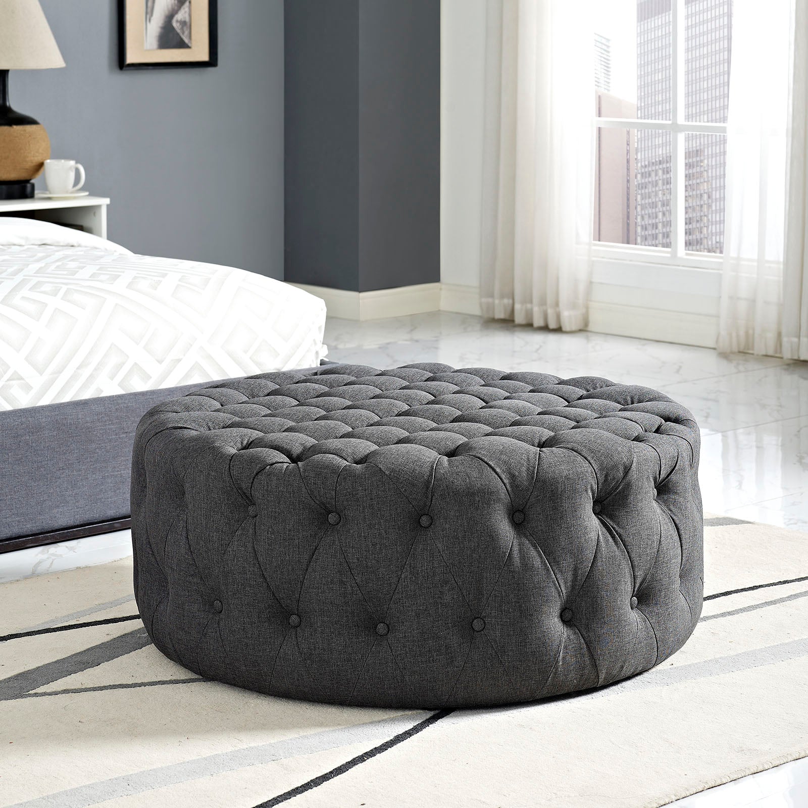 Chaise sans accoudoirs rembourrée en duvet Commix