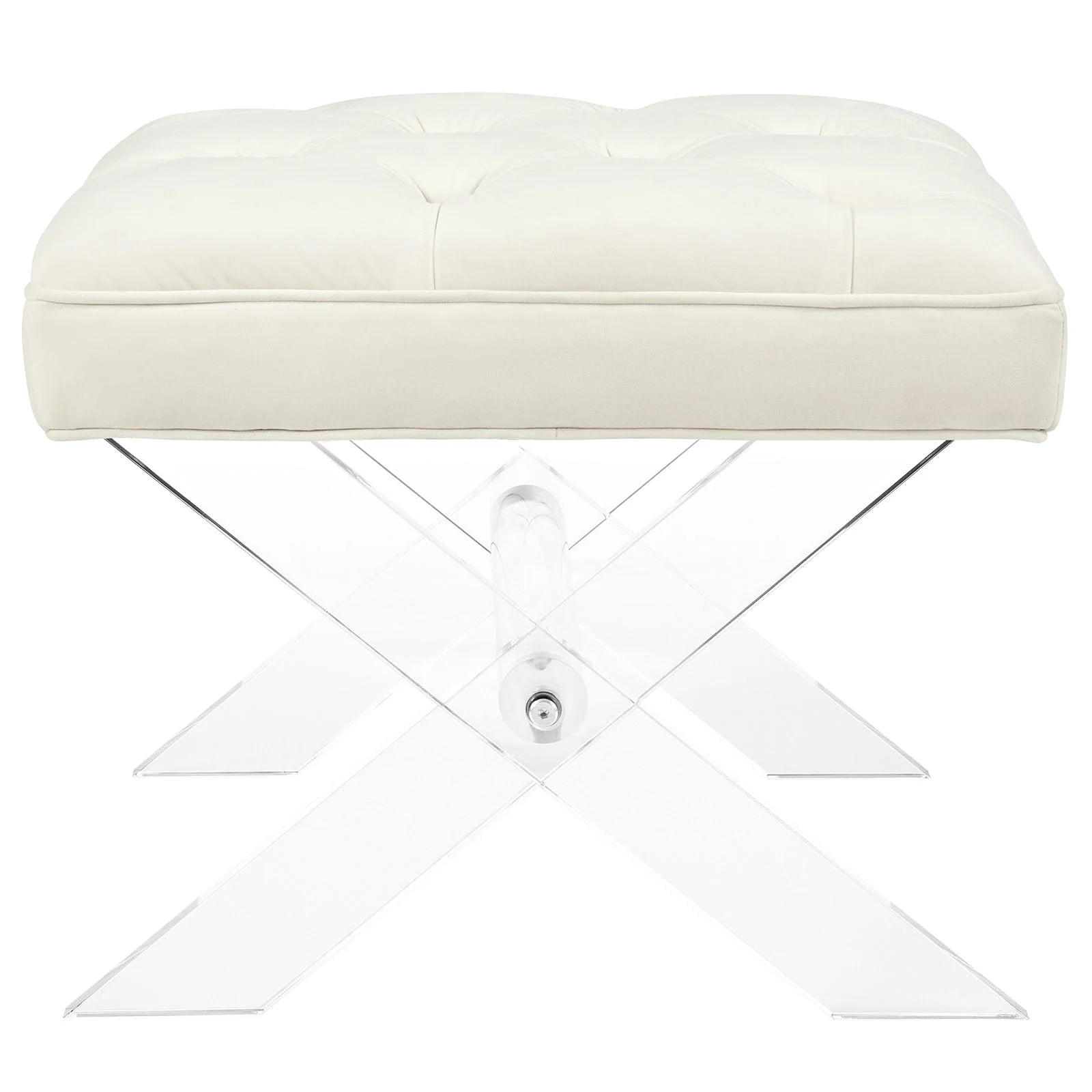 Chaise sans accoudoirs rembourrée en duvet Commix