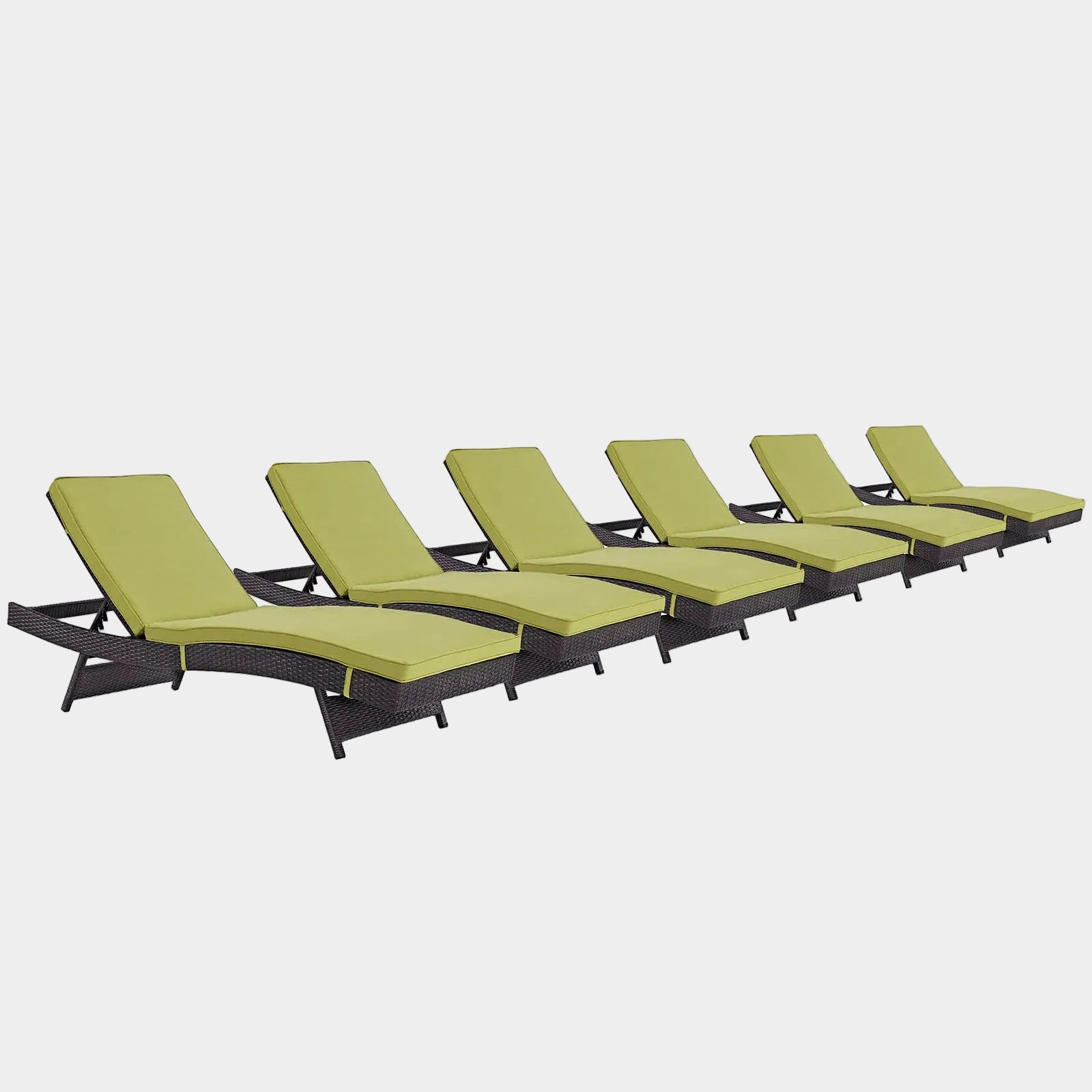 Convene Outdoor Patio Chaise Set of 6