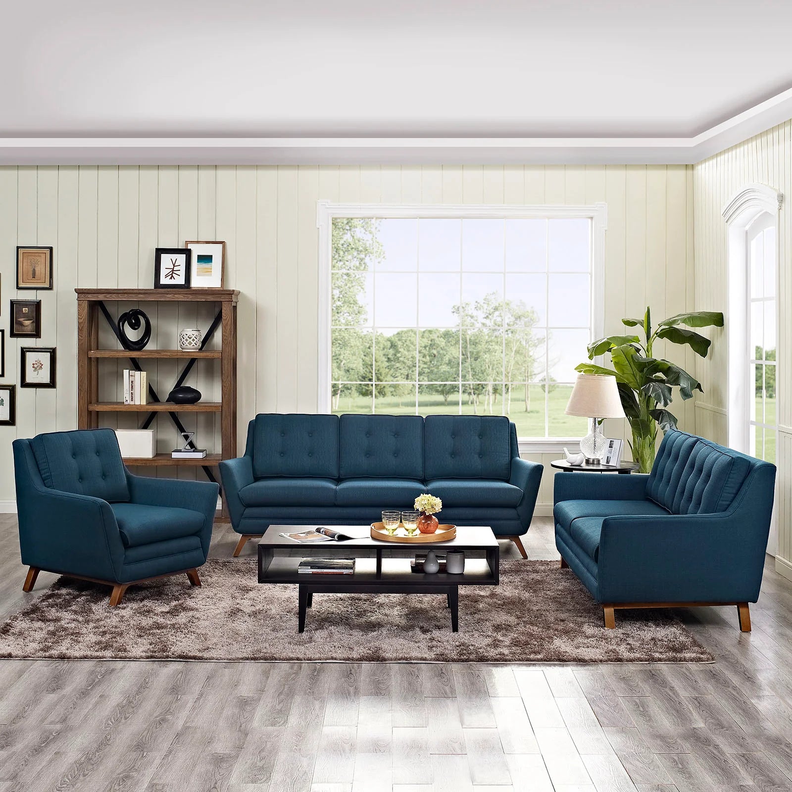 Chaise sans accoudoirs rembourrée en duvet Commix