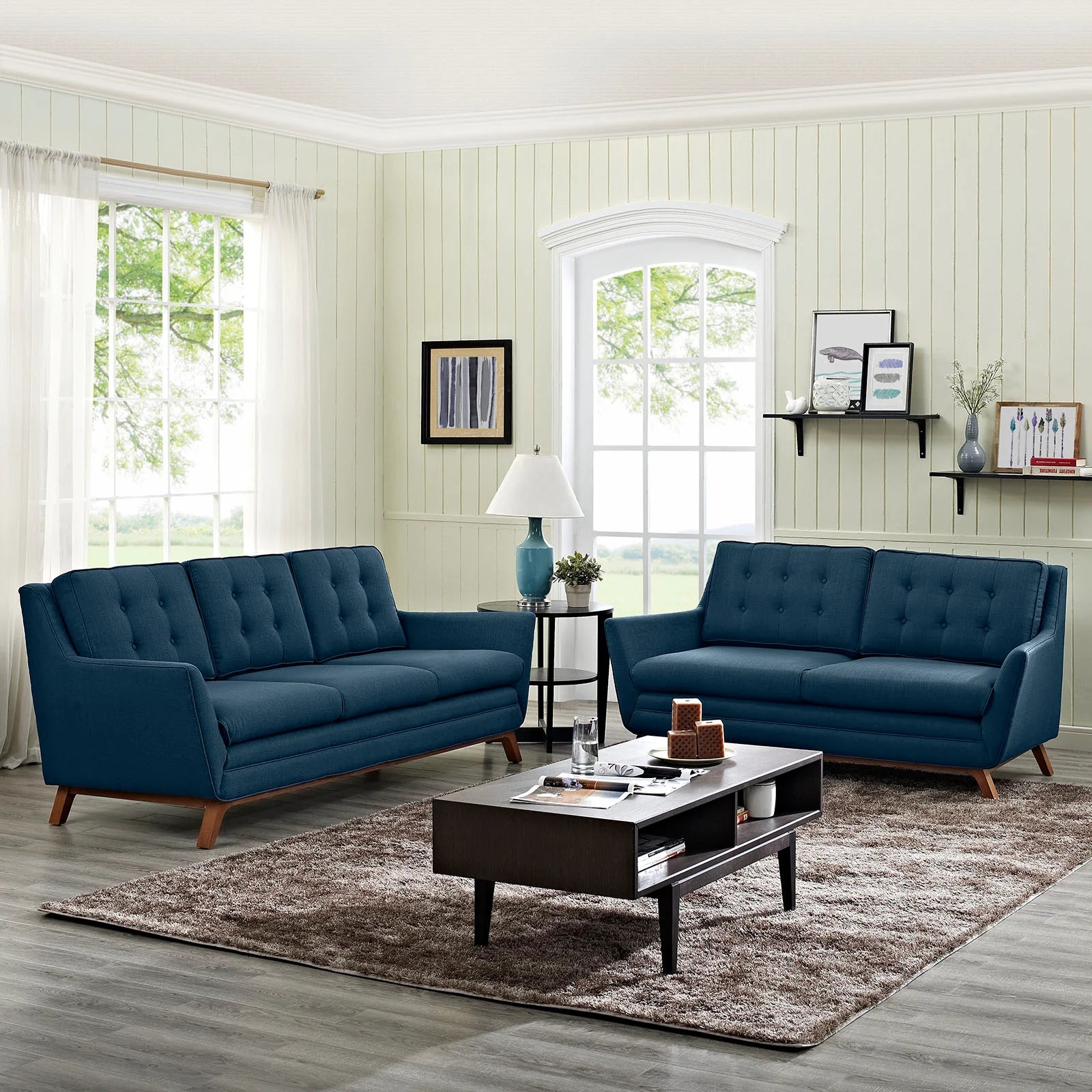 Chaise sans accoudoirs rembourrée en duvet Commix
