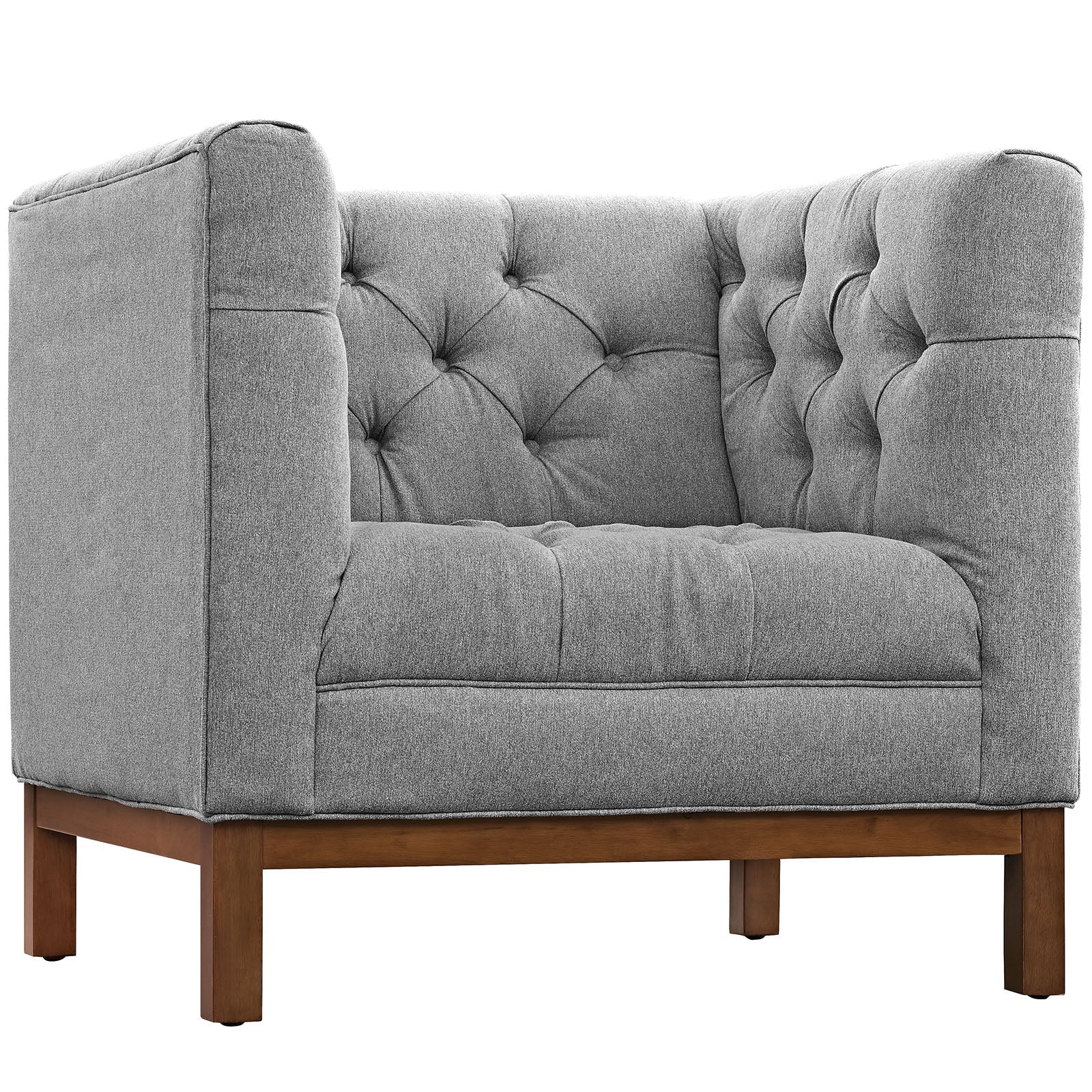 Ensemble de salon en tissu rembourré Panache Lot de 2