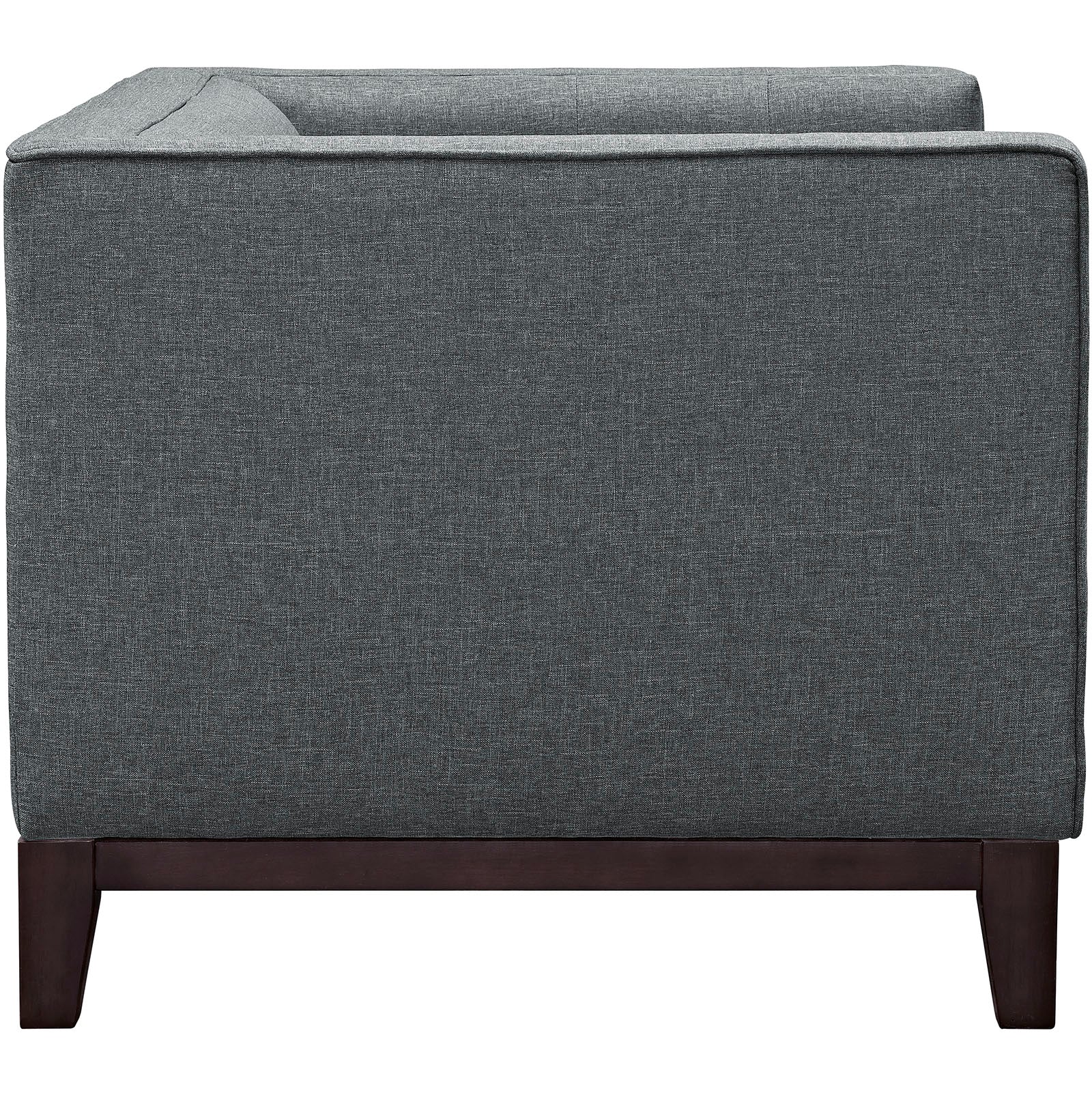 Chaise sans accoudoirs rembourrée en duvet Commix