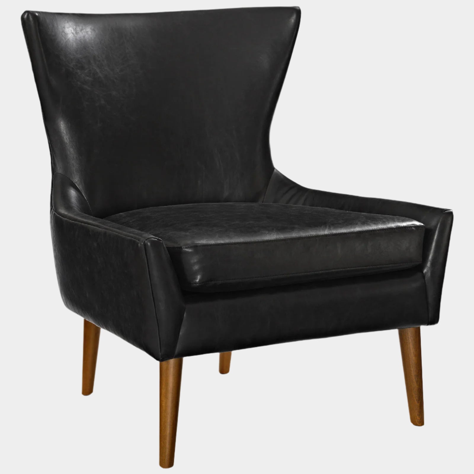 Fauteuil rembourré en vinyle Keen
