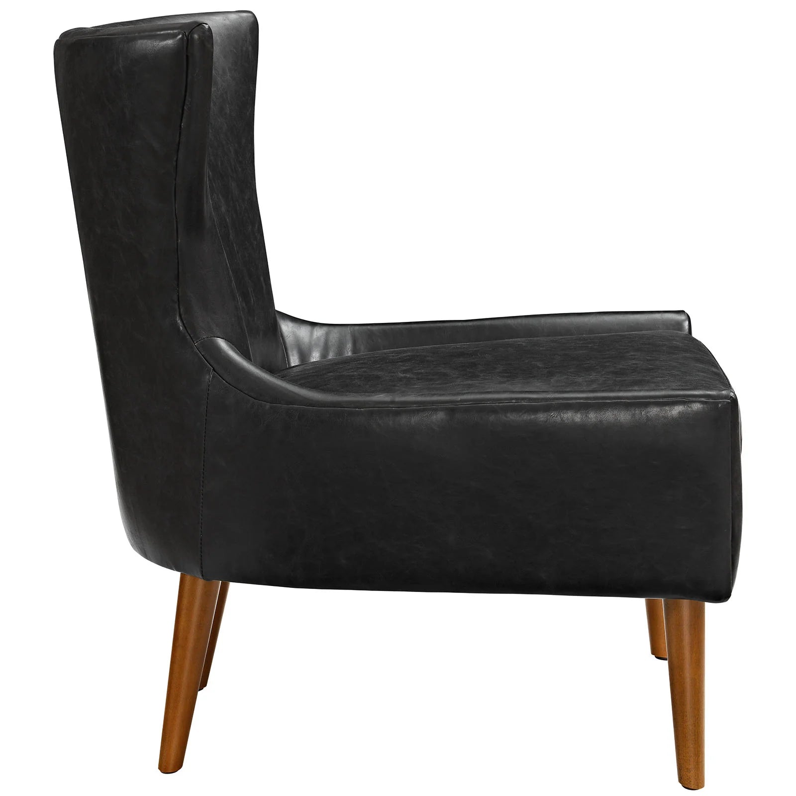 Fauteuil rembourré en vinyle Keen