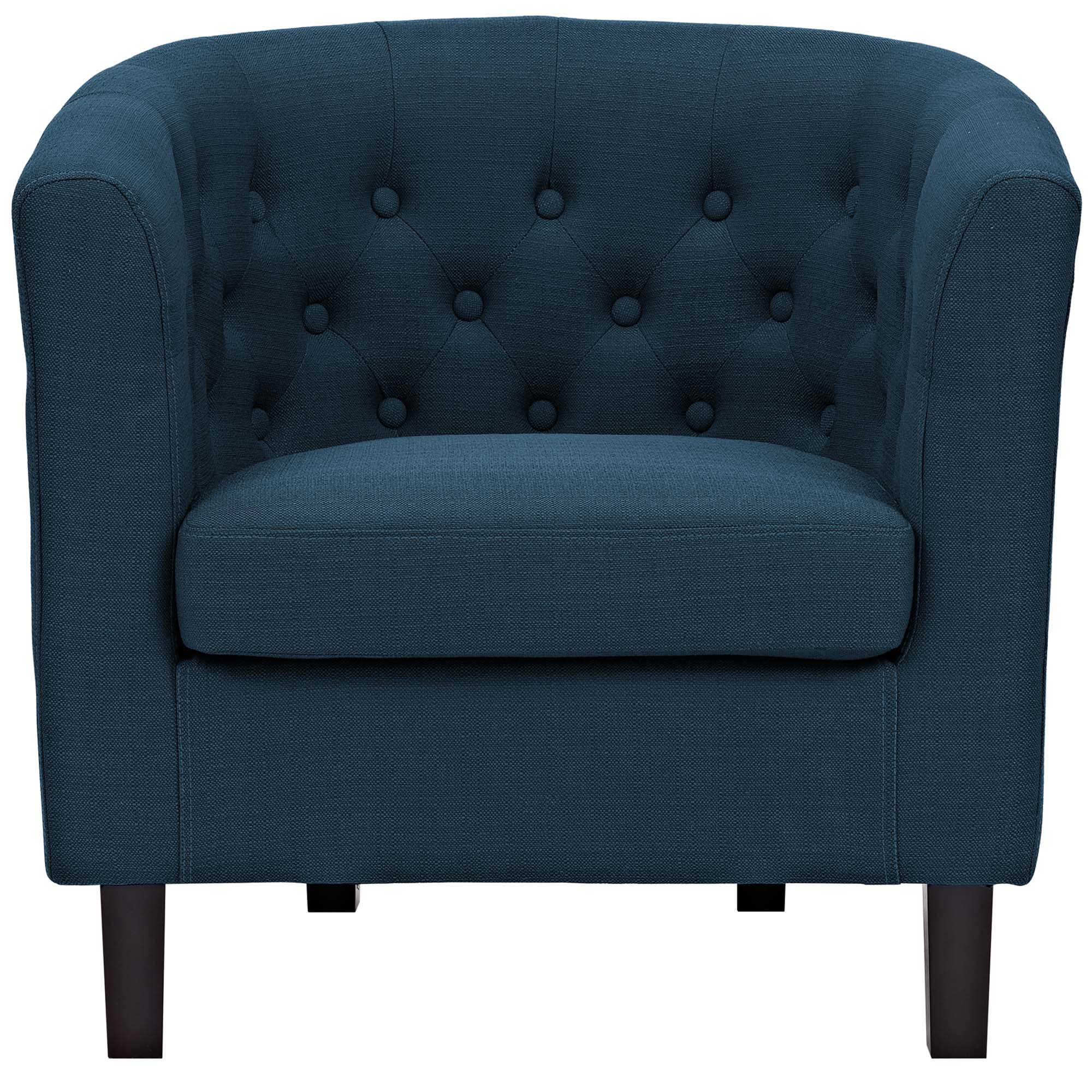 Fauteuil en tissu rembourré Prospect