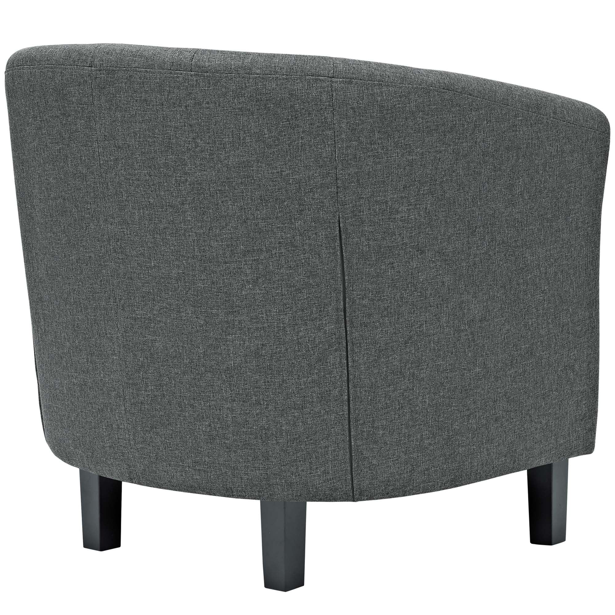 Fauteuil en tissu rembourré Prospect