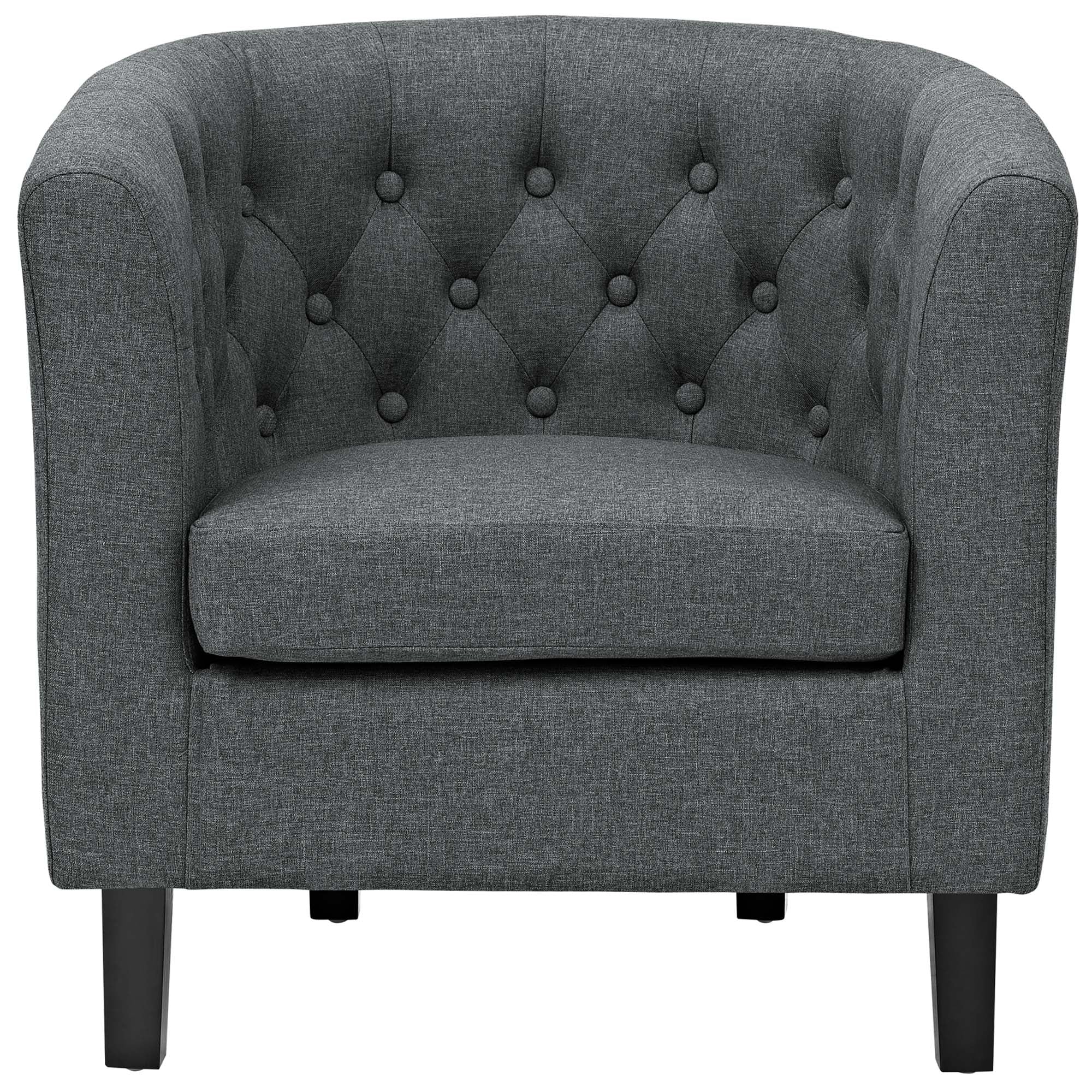 Fauteuil en tissu rembourré Prospect