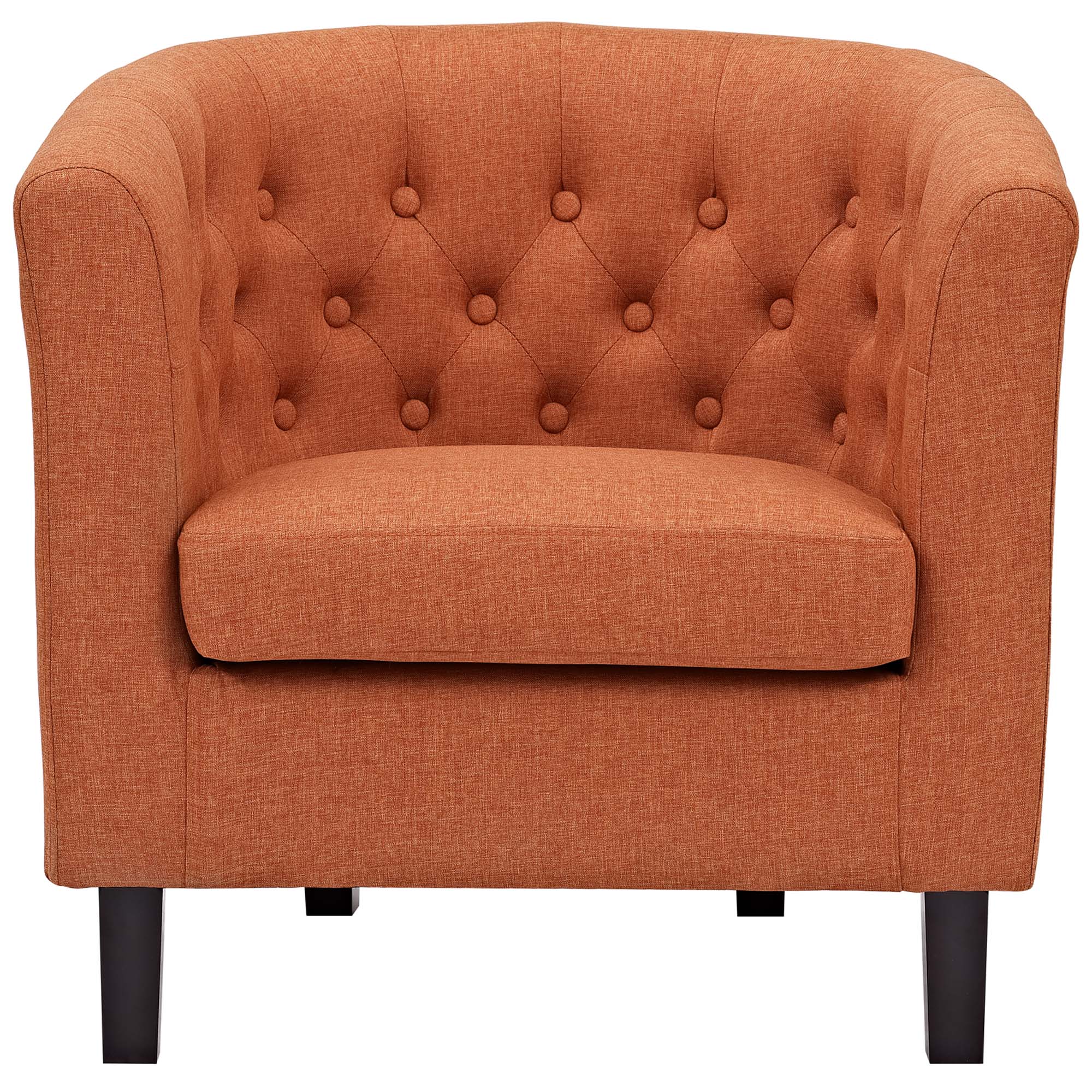 Fauteuil en tissu rembourré Prospect