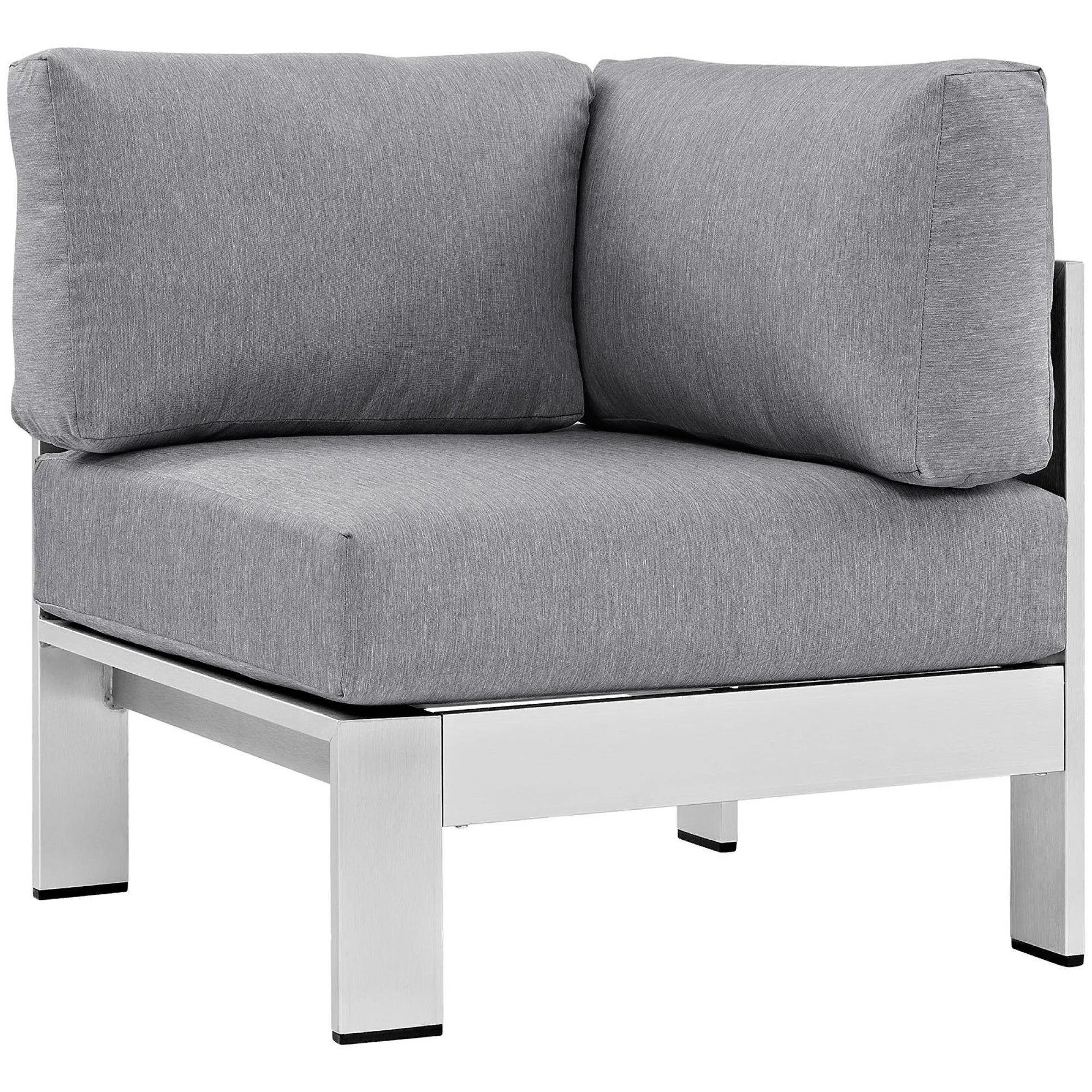 Shore 6 Piece Outdoor Aluminum Sectional Sofa Set