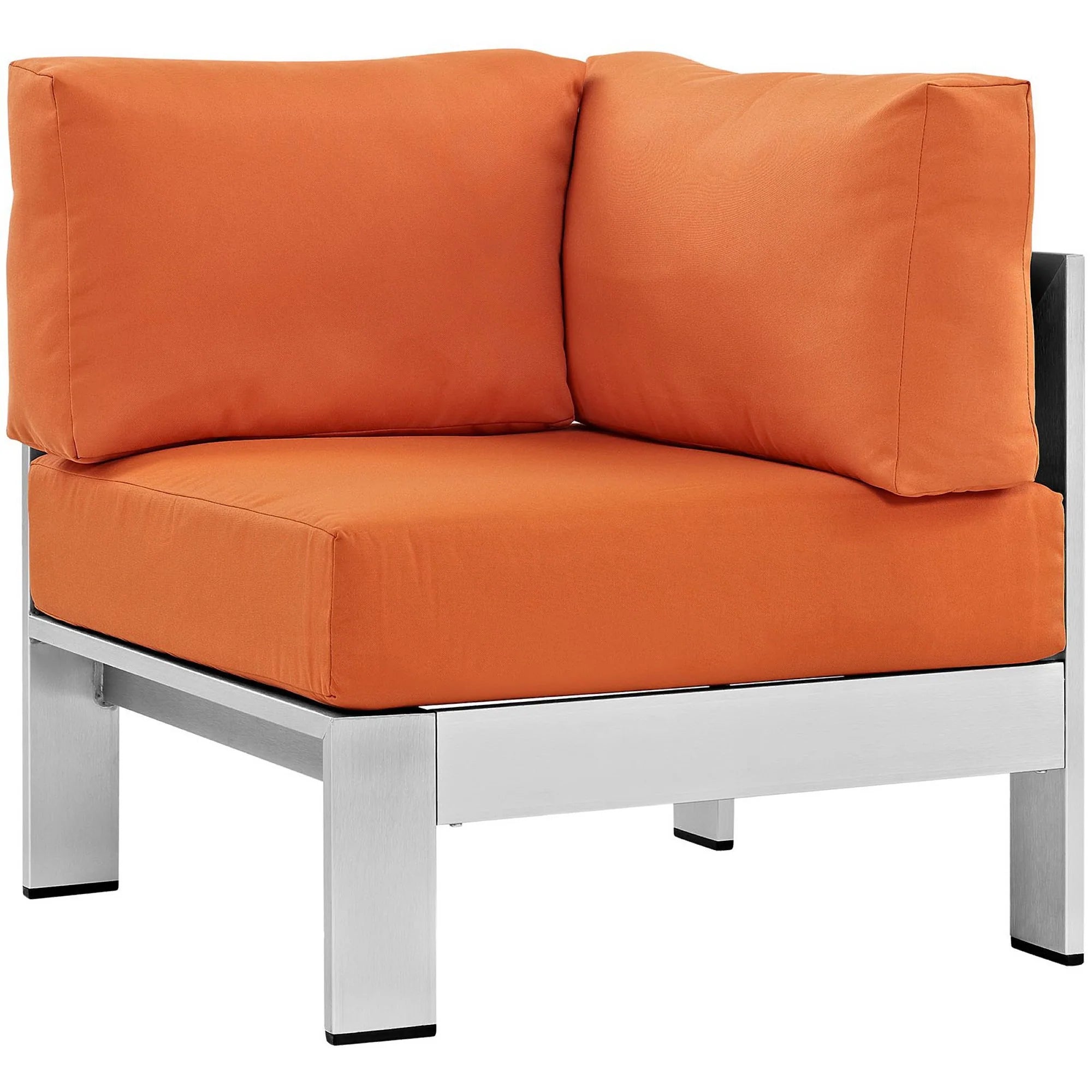 Shore 6 Piece Outdoor Aluminum Sectional Sofa Set