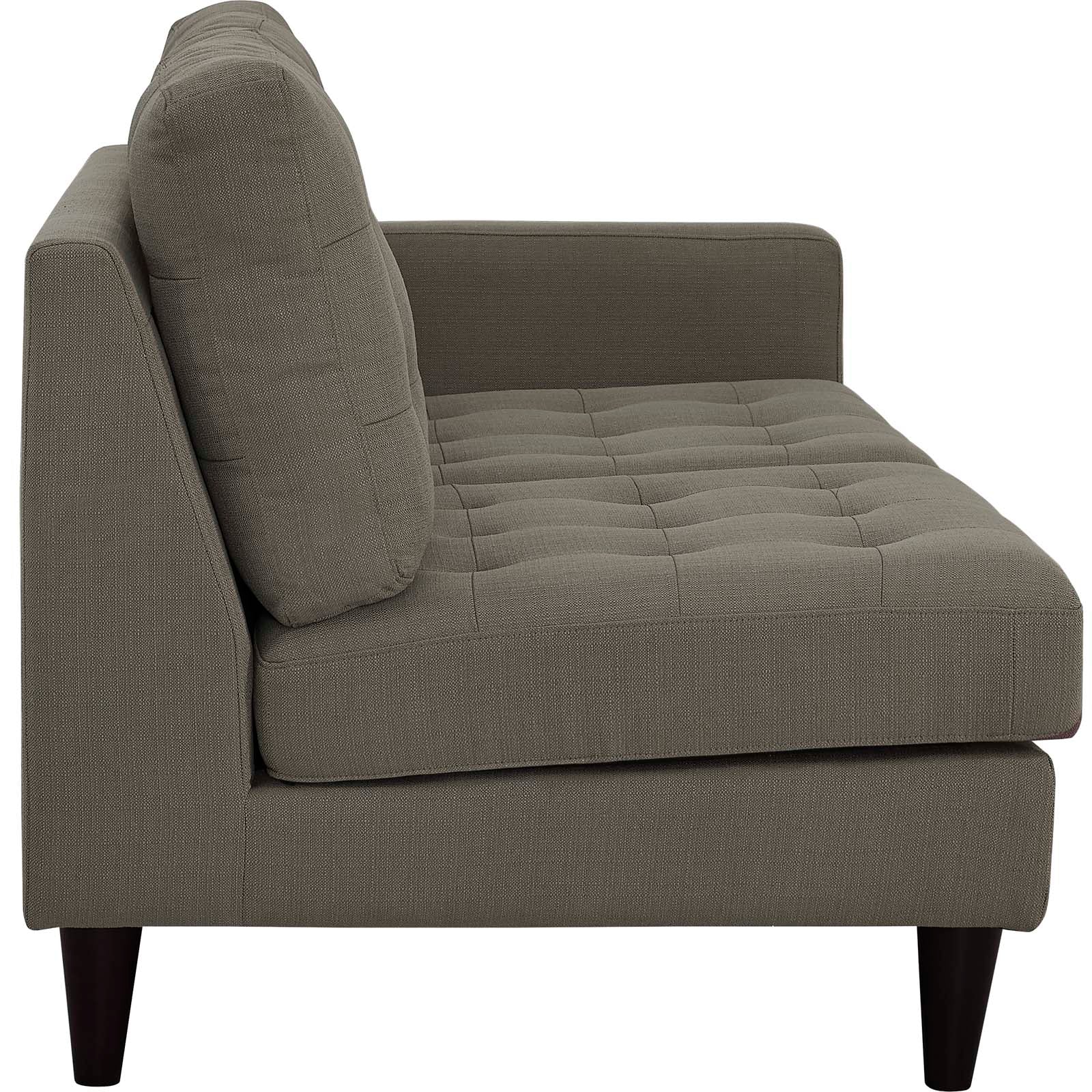 Chaise sans accoudoirs rembourrée en duvet Commix