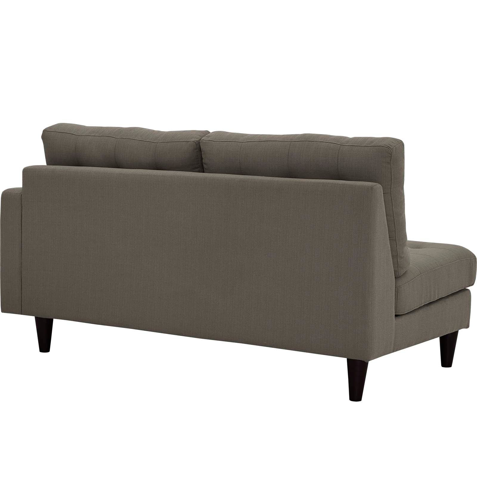 Chaise sans accoudoirs rembourrée en duvet Commix