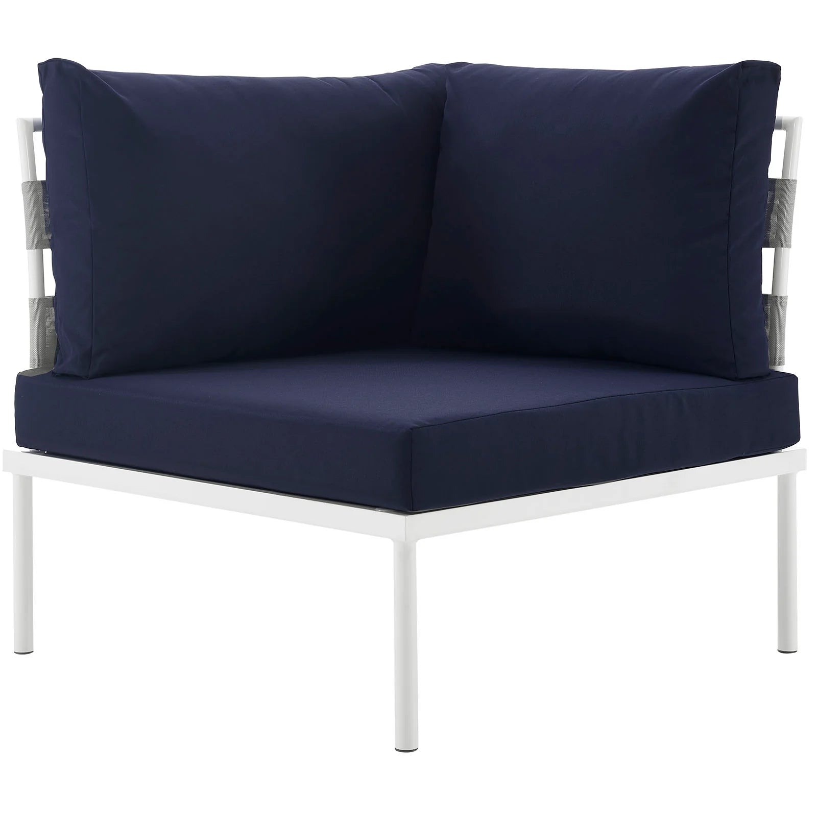 Harmony Outdoor Patio Aluminum Corner Sofa