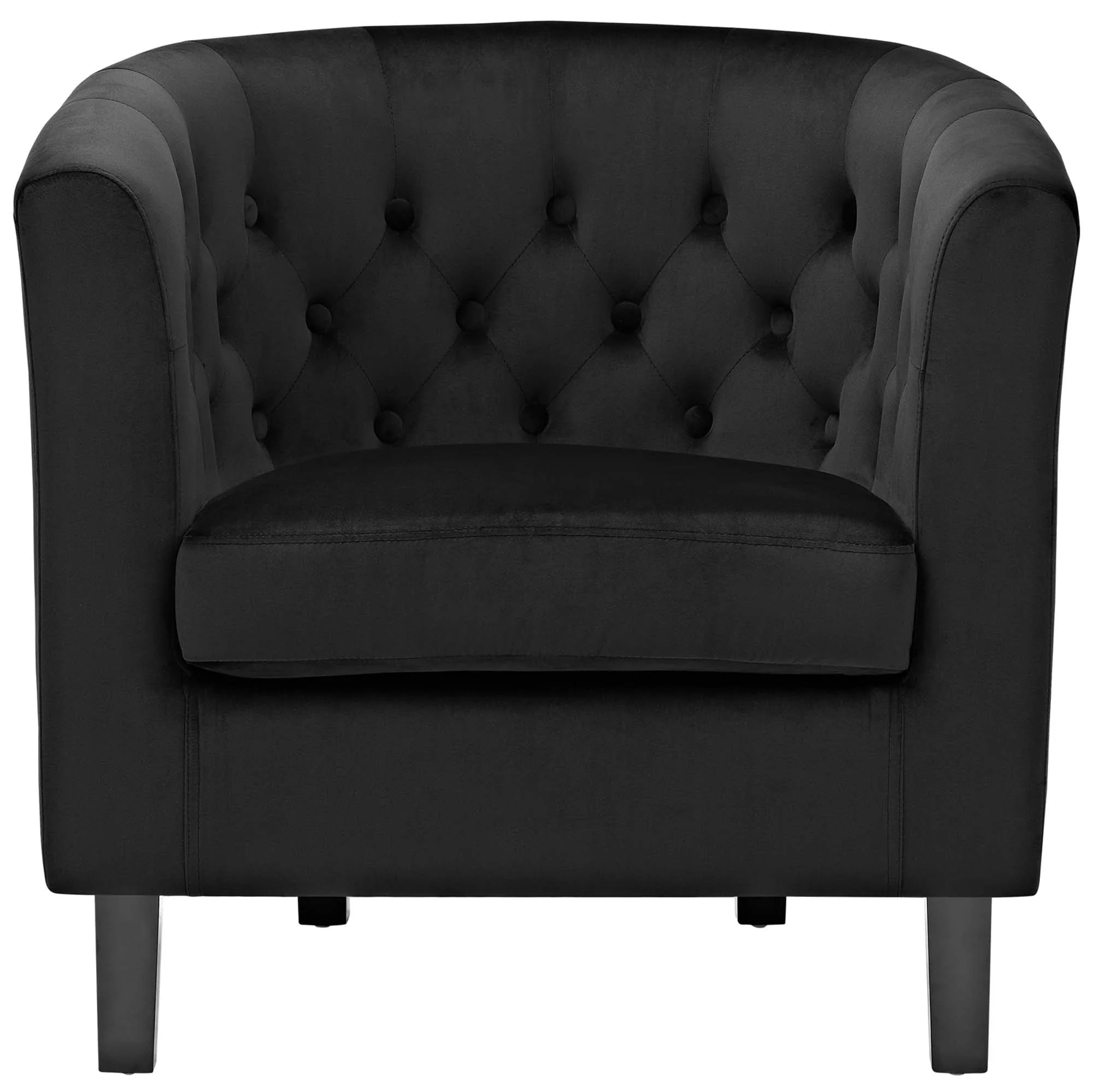 Fauteuil en velours Prospect Performance