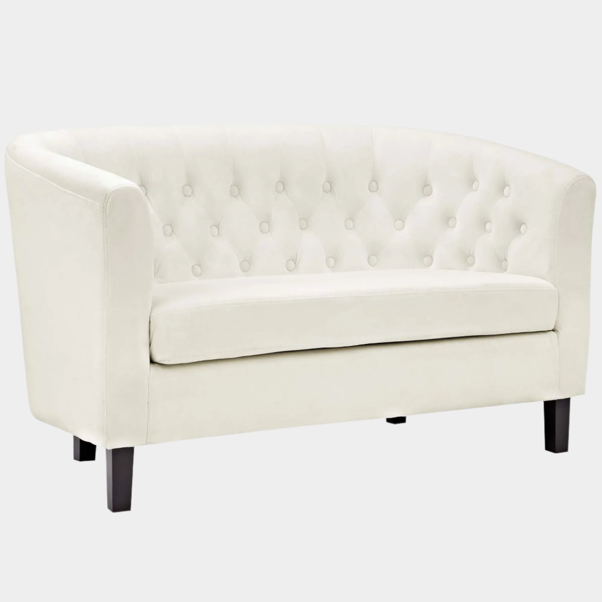 Chaise sans accoudoirs rembourrée en duvet Commix