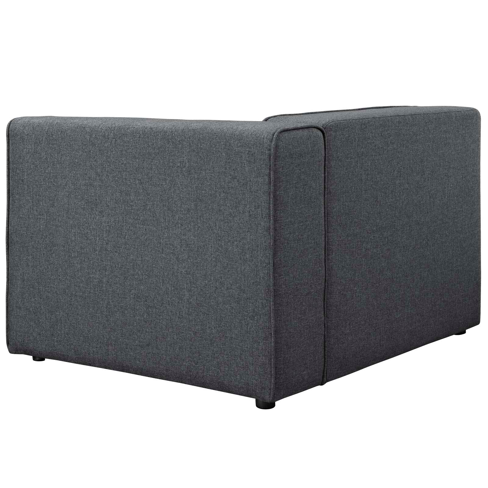 Mingle Fabric Right-Facing Sofa in Gray