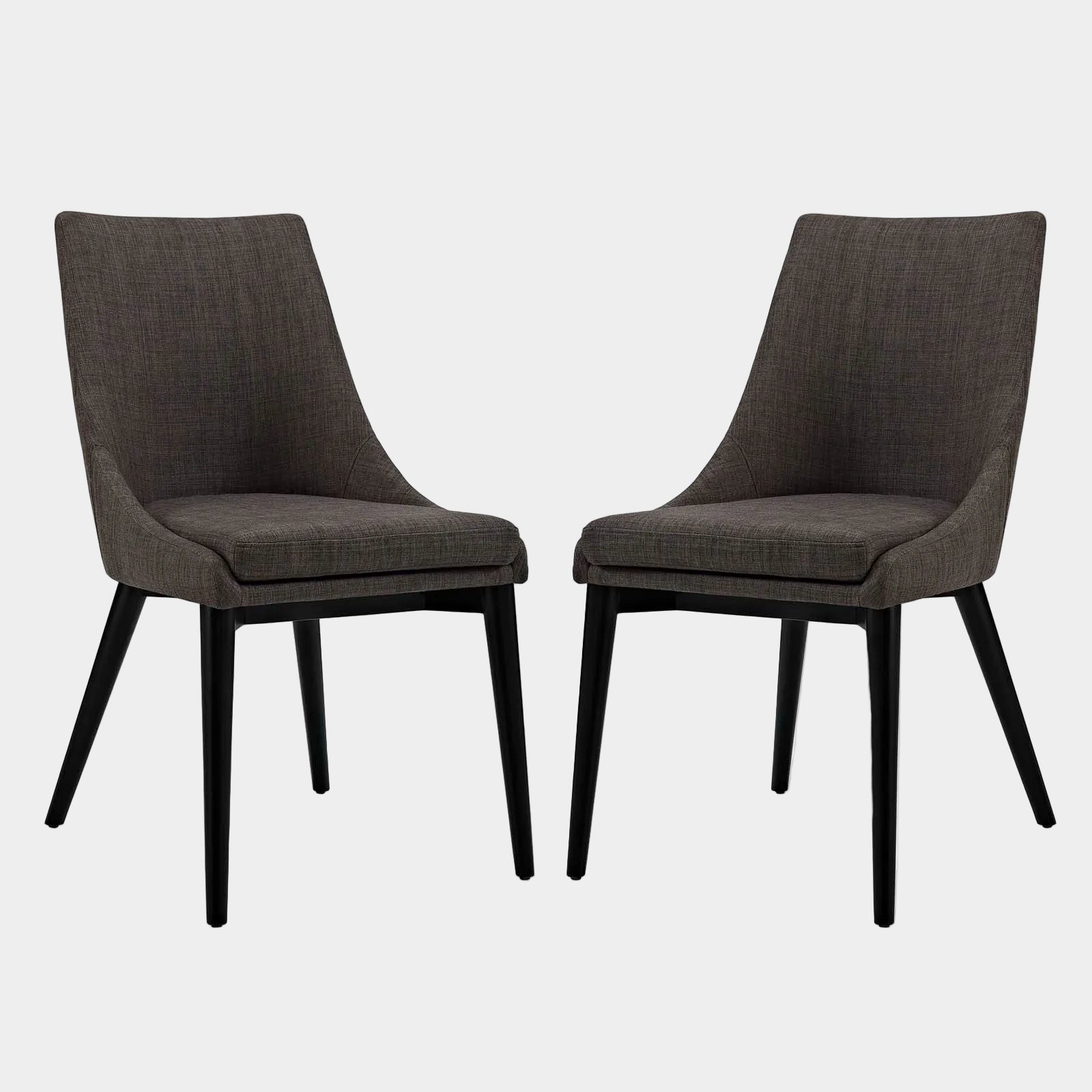 Viscount Fabric Dining Side Chair Set of 2