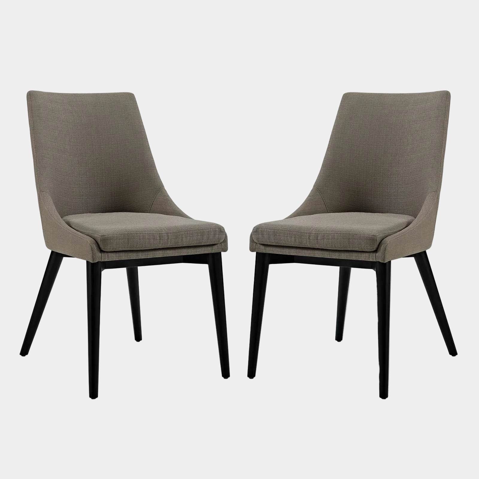 Viscount Fabric Dining Side Chair Set of 2