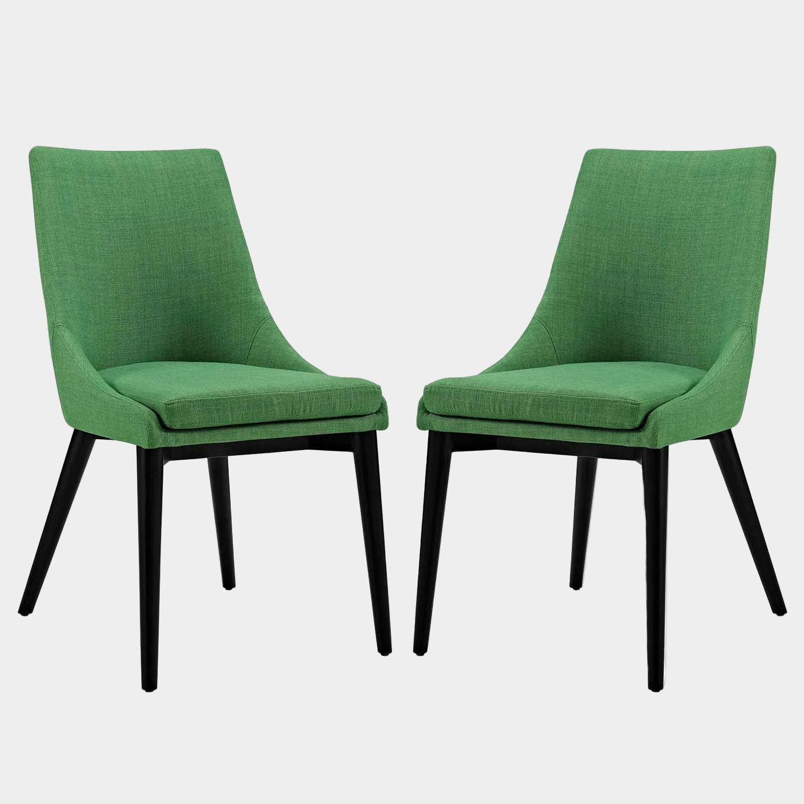 Viscount Fabric Dining Side Chair Set of 2
