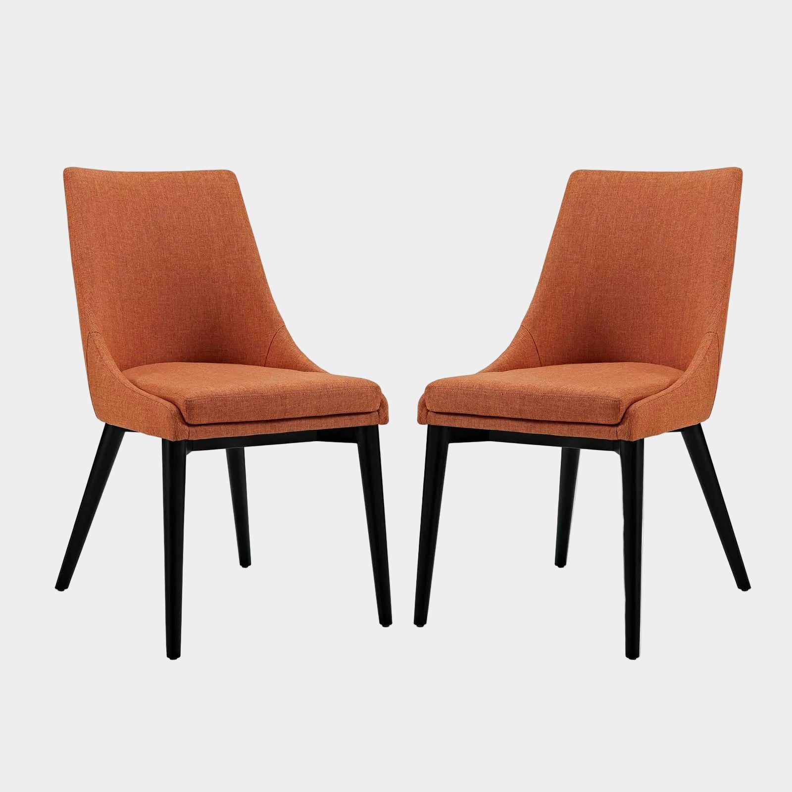 Viscount Fabric Dining Side Chair Set of 2