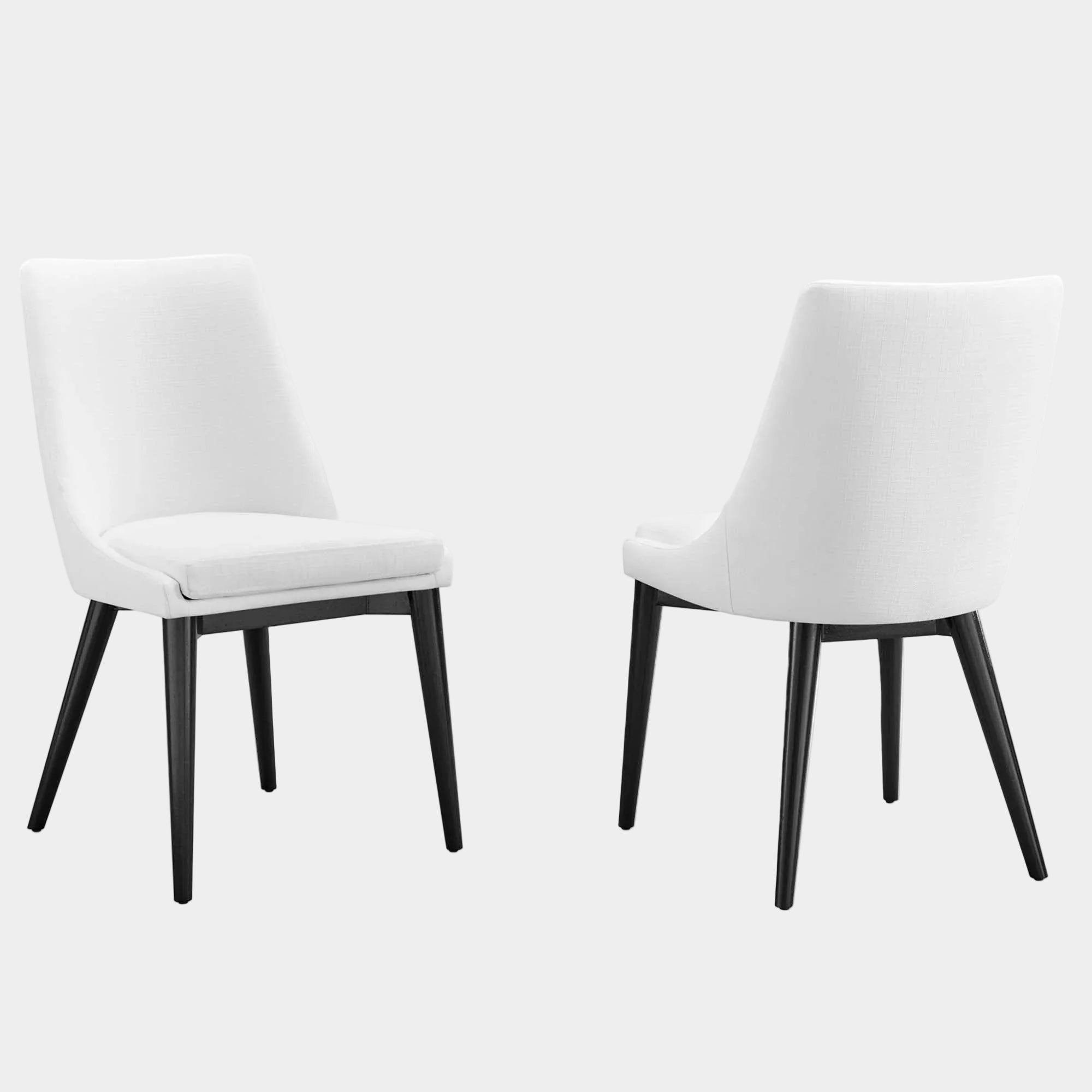 Viscount Fabric Dining Side Chair Set of 2
