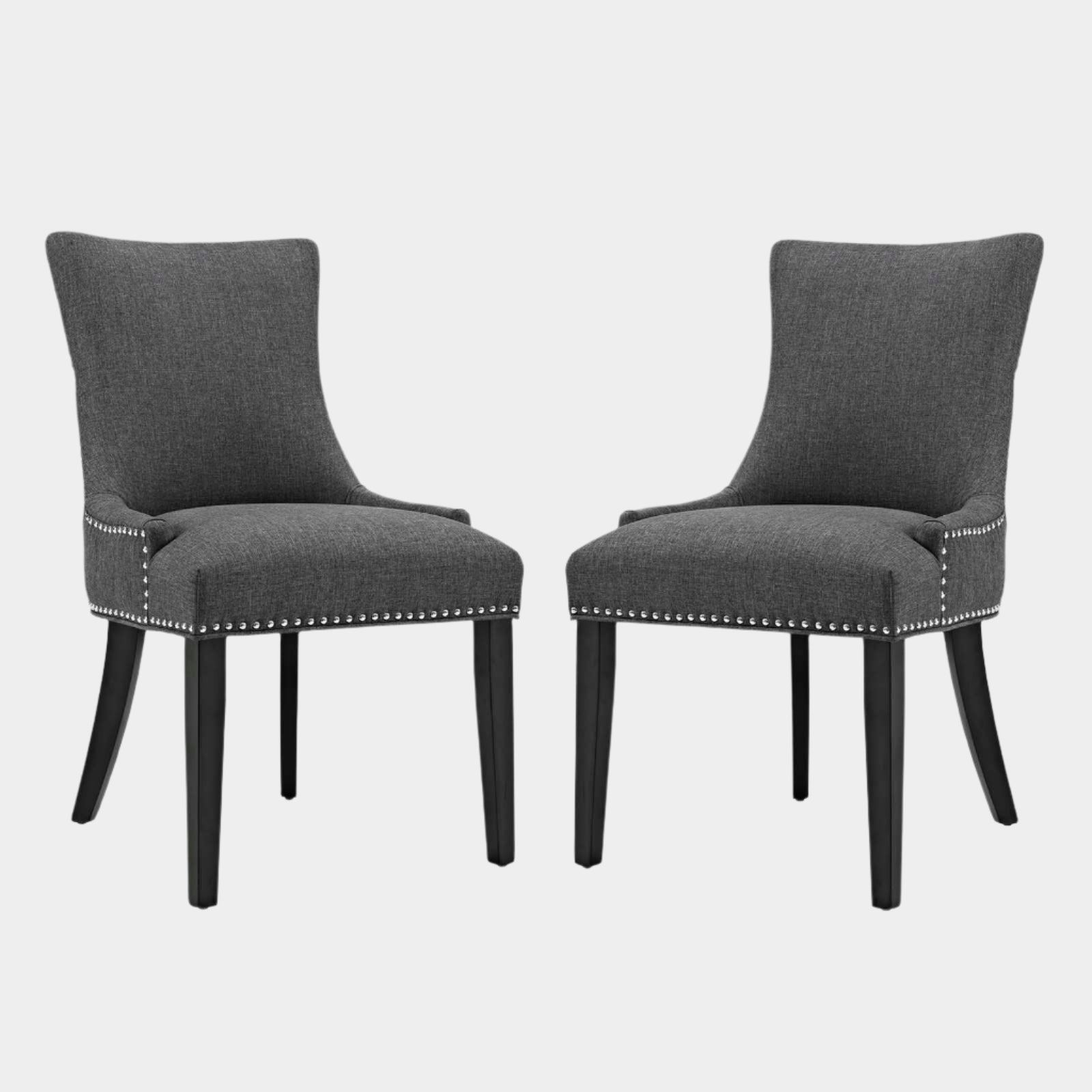 Marquis Dining Side Chair Fabric Set of 2