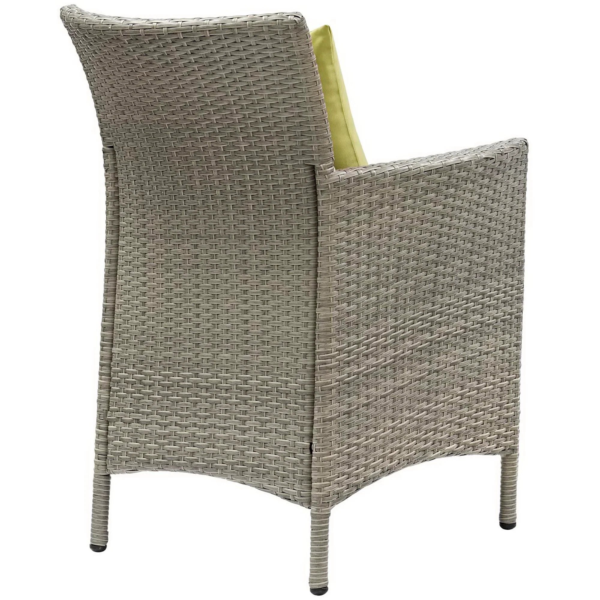 Conduit Outdoor Wicker Rattan Dining Armchair