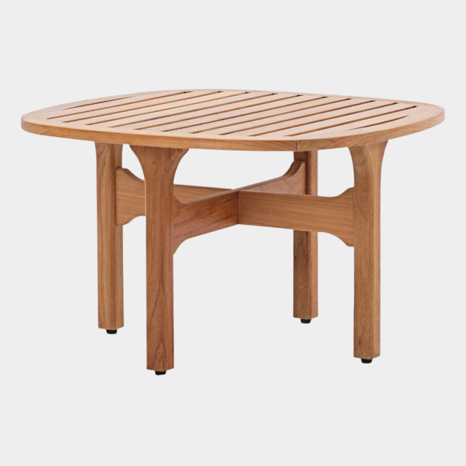Table basse d'extérieur en teck Saratoga en couleur naturelle