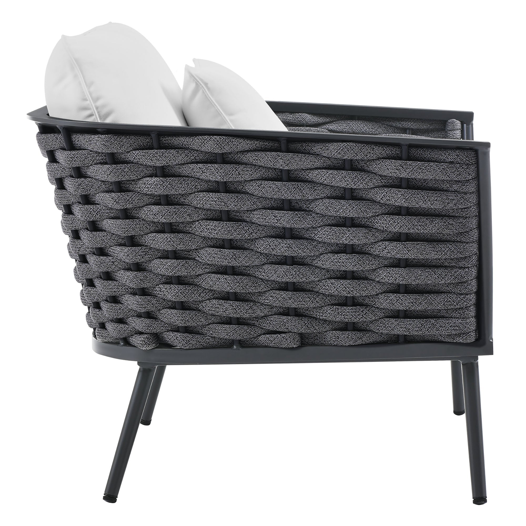 Fauteuil d'extérieur en aluminium Stance